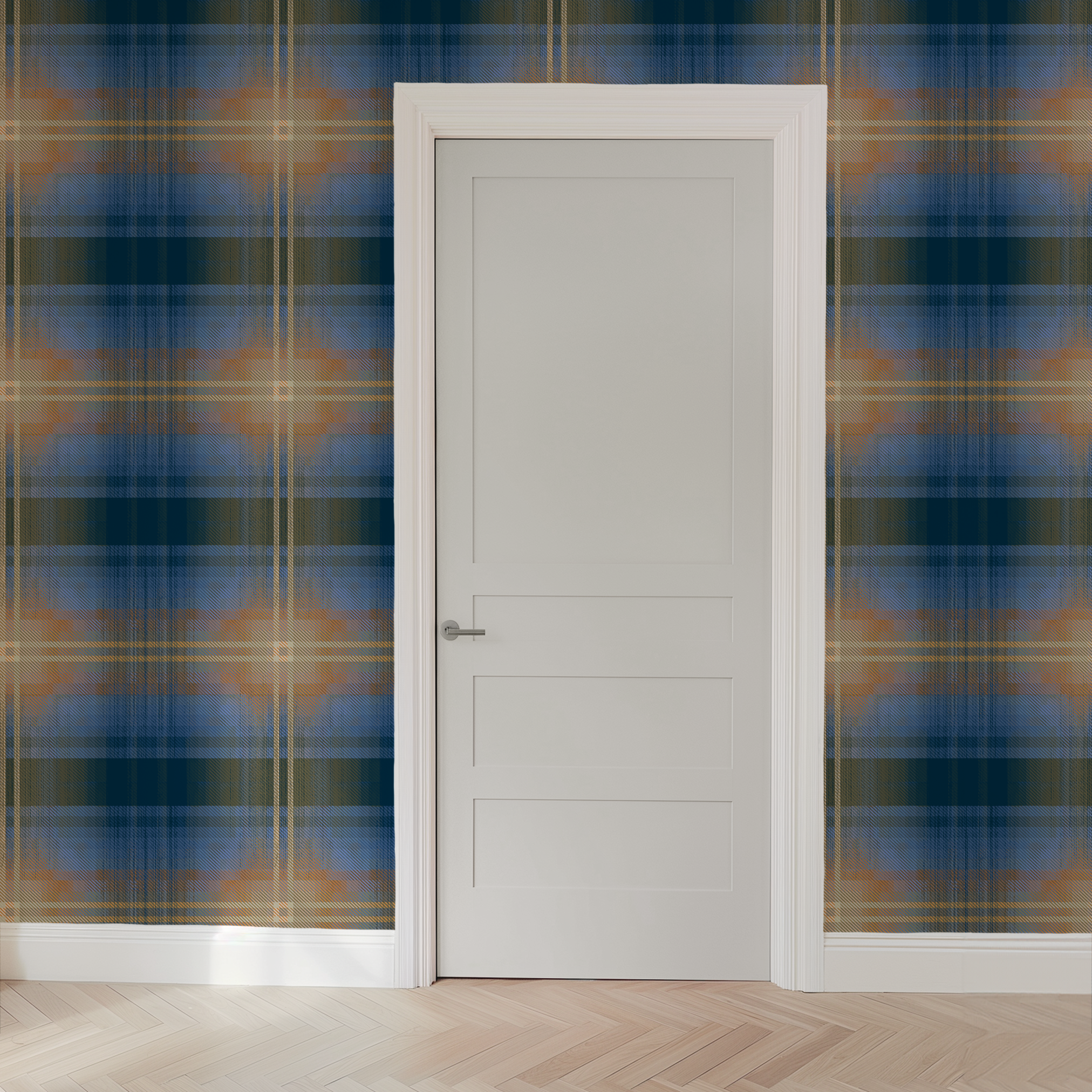 wallpaper door mockup