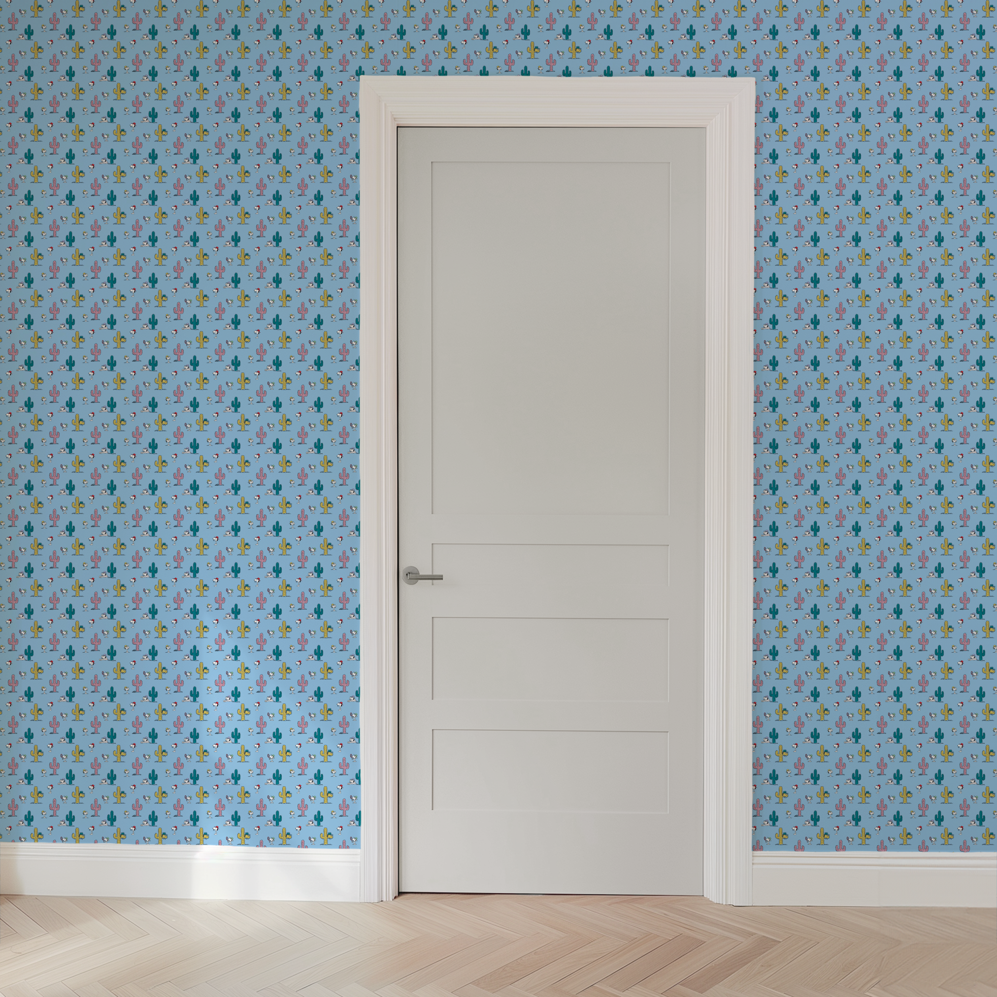 wallpaper door mockup