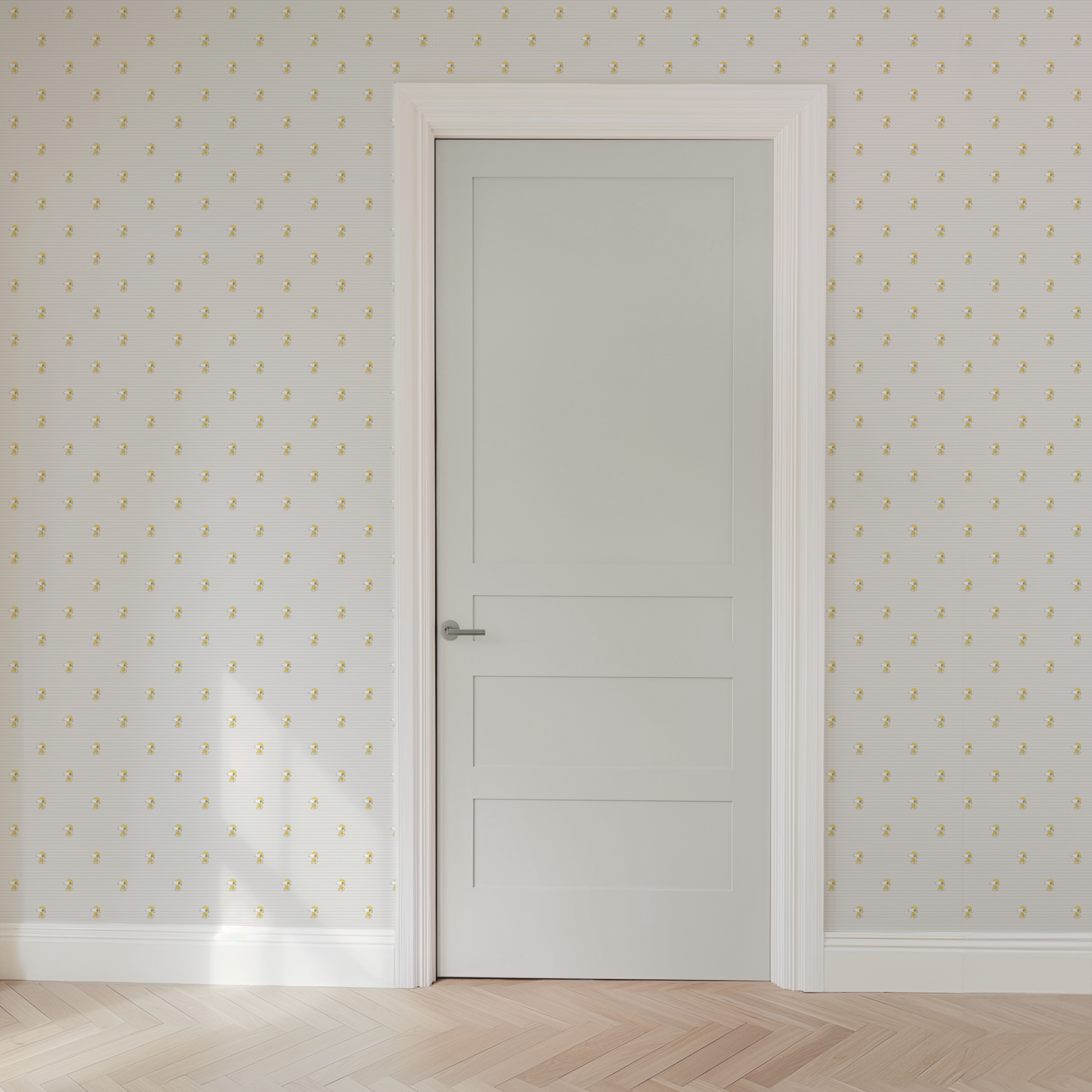 wallpaper door mockup