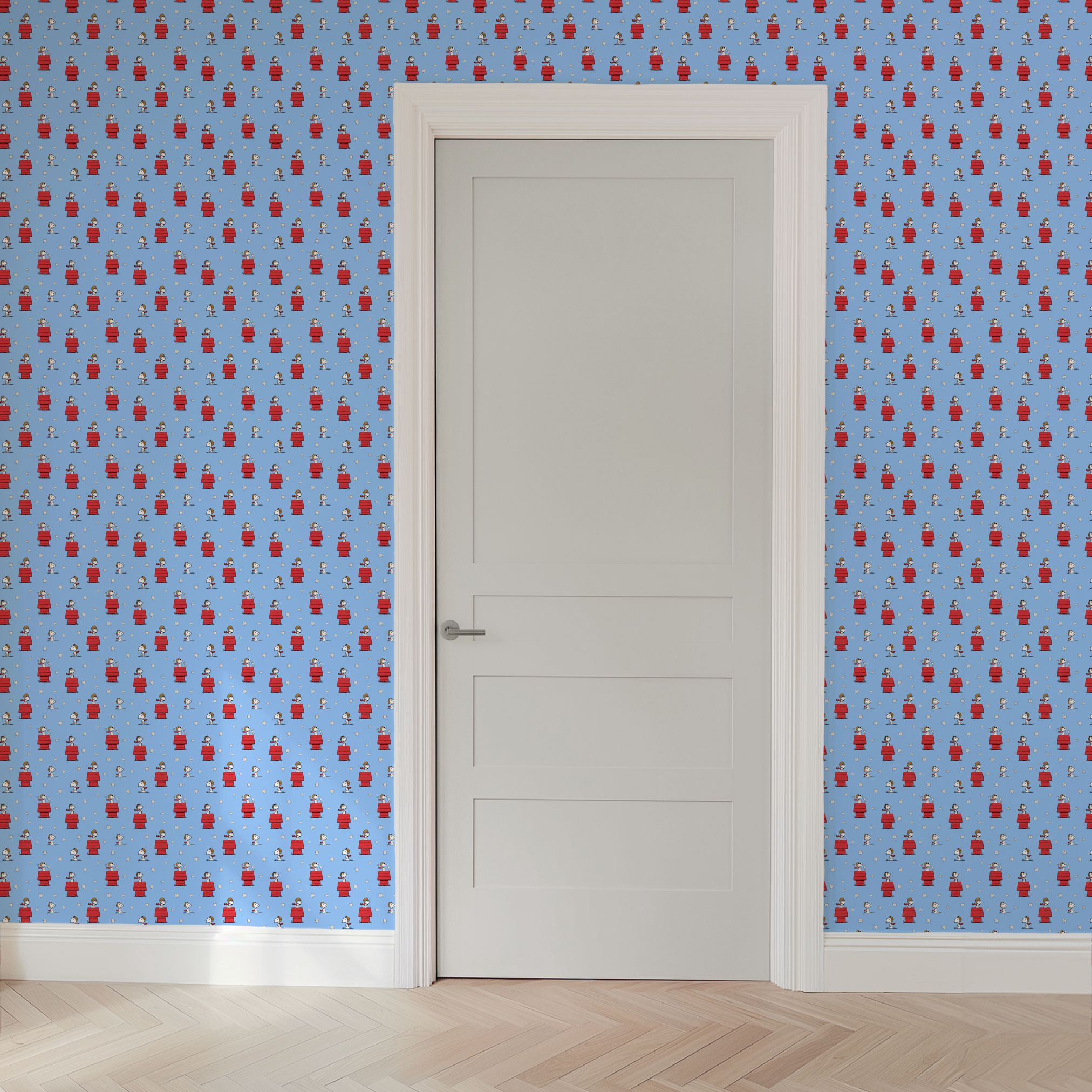 wallpaper door mockup