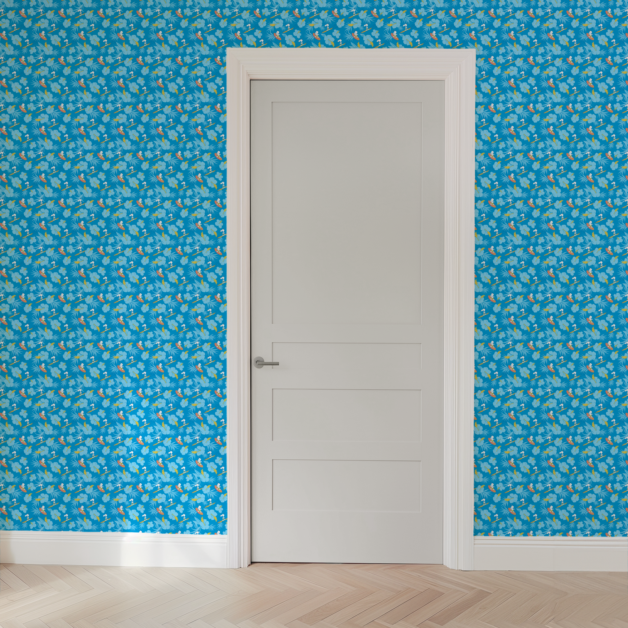 wallpaper door mockup