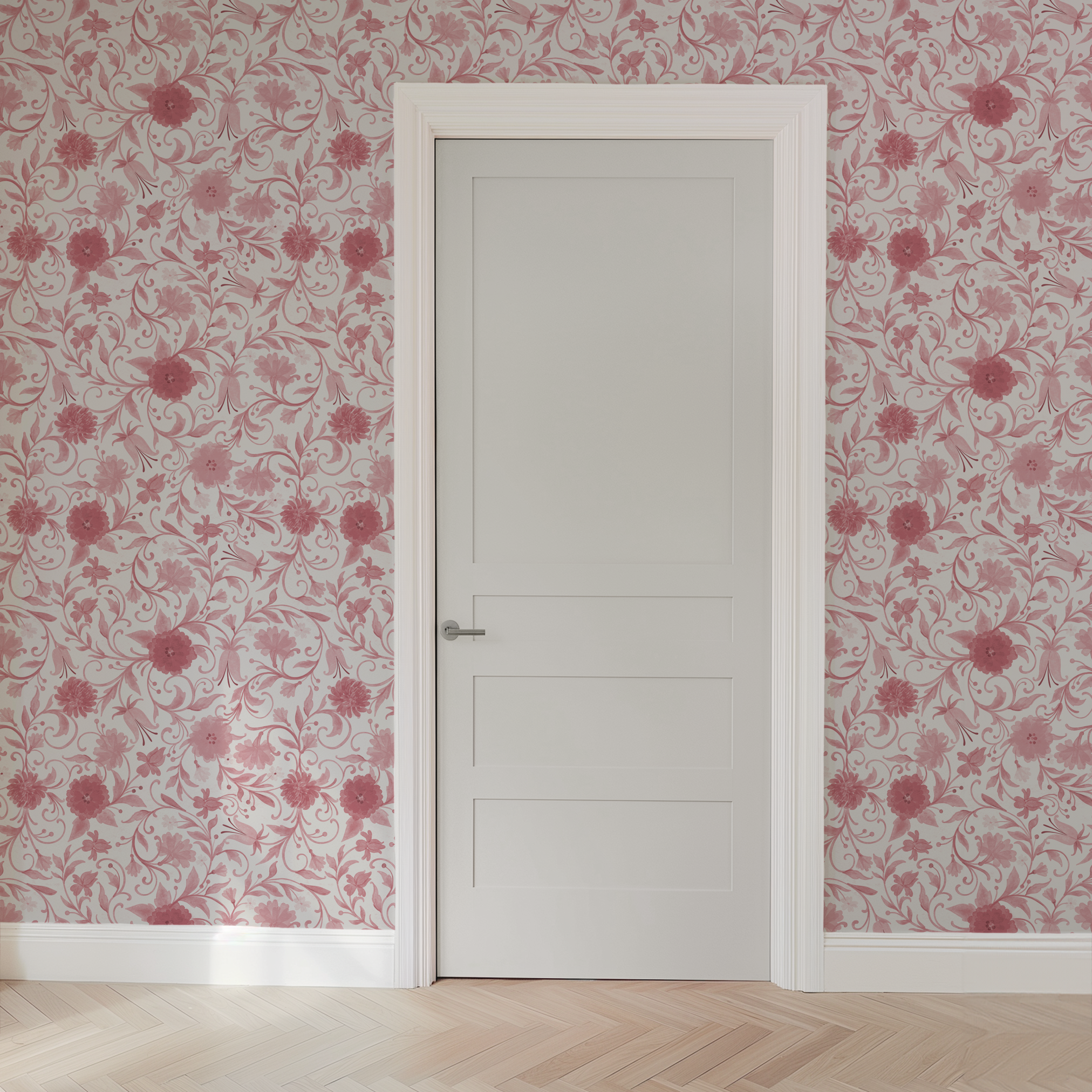 wallpaper door mockup