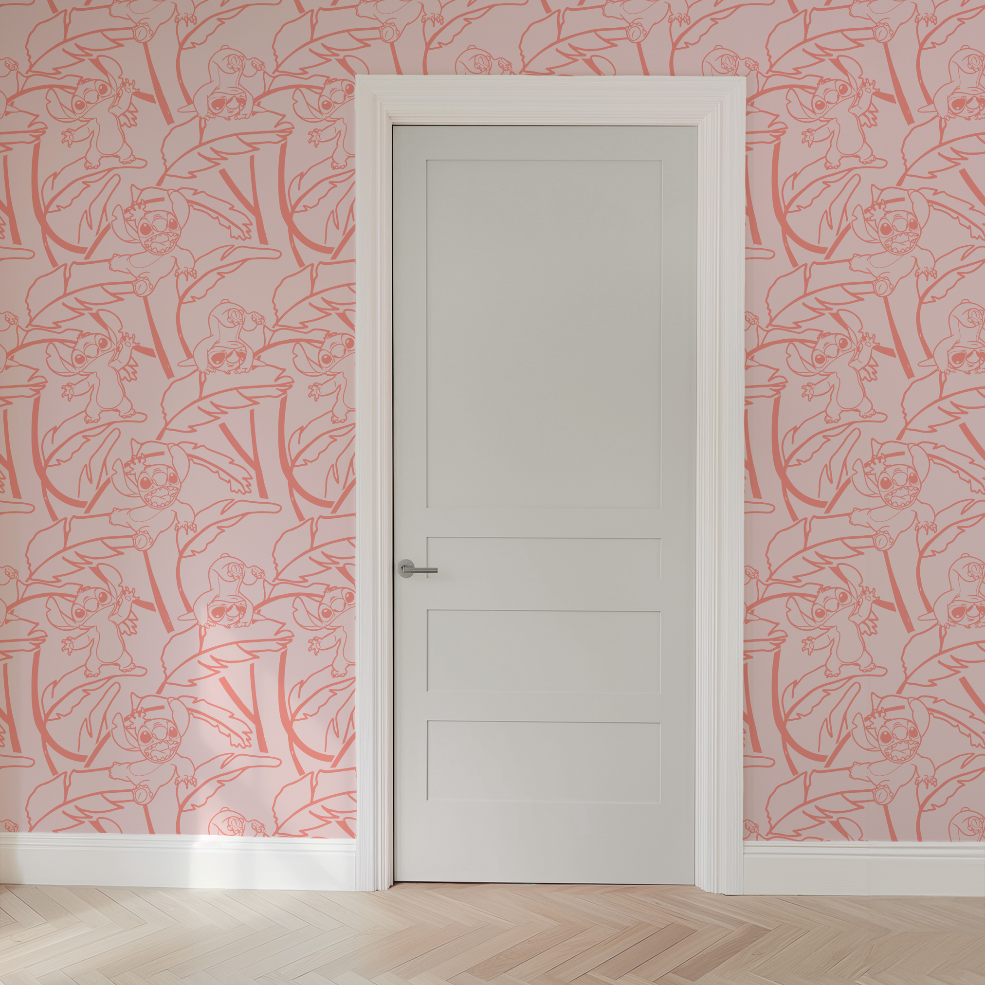 wallpaper door mockup