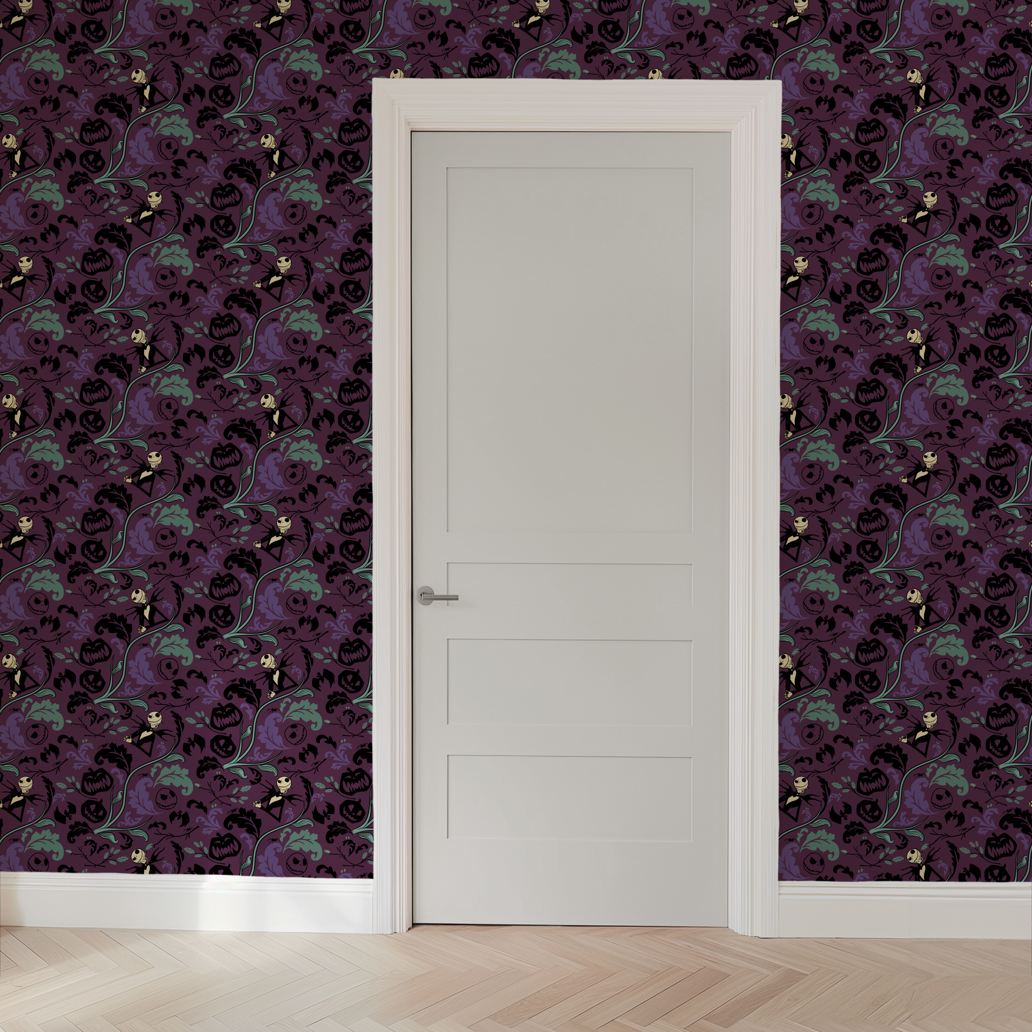 wallpaper door mockup