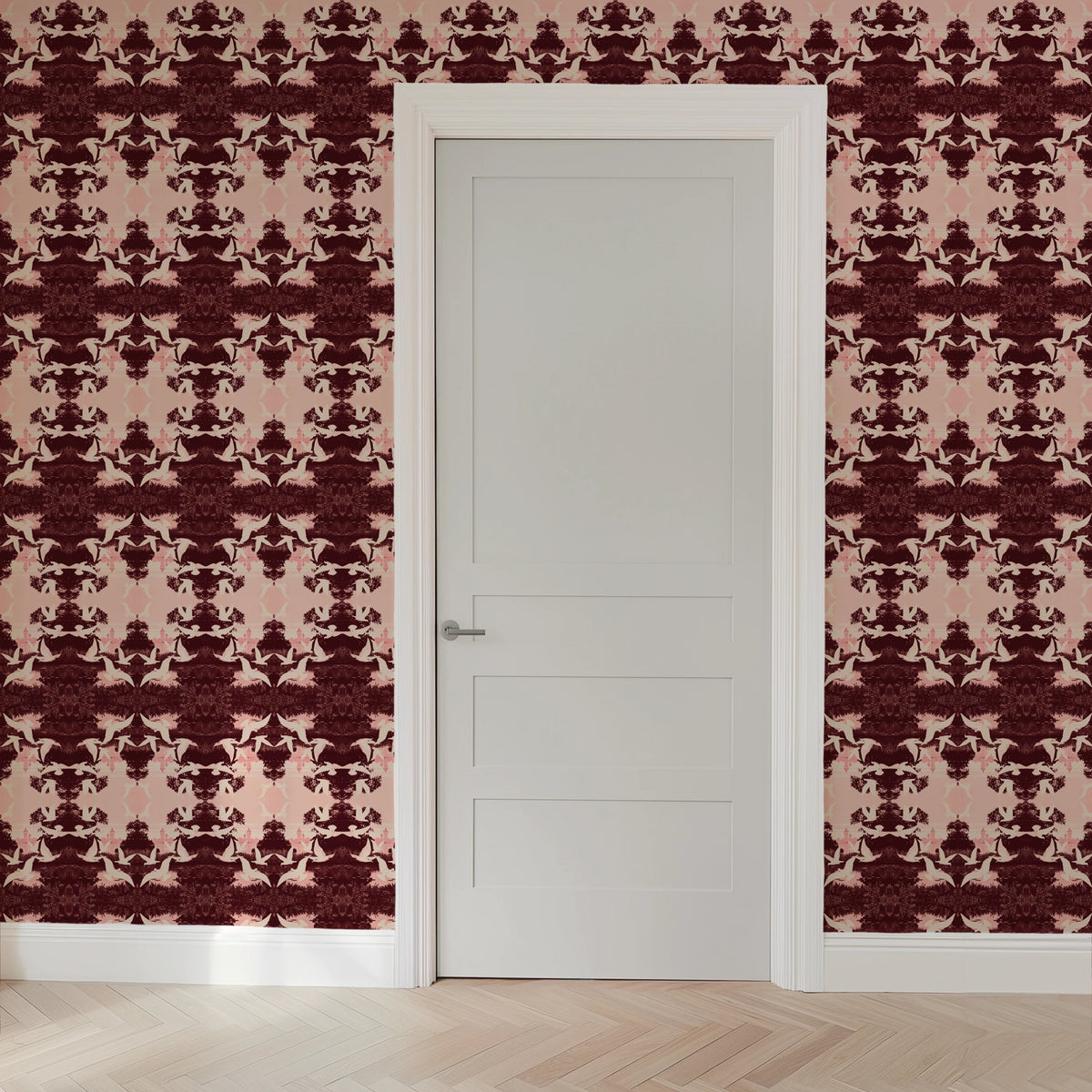 Aberdeenshire on Oxblood Wallpaper