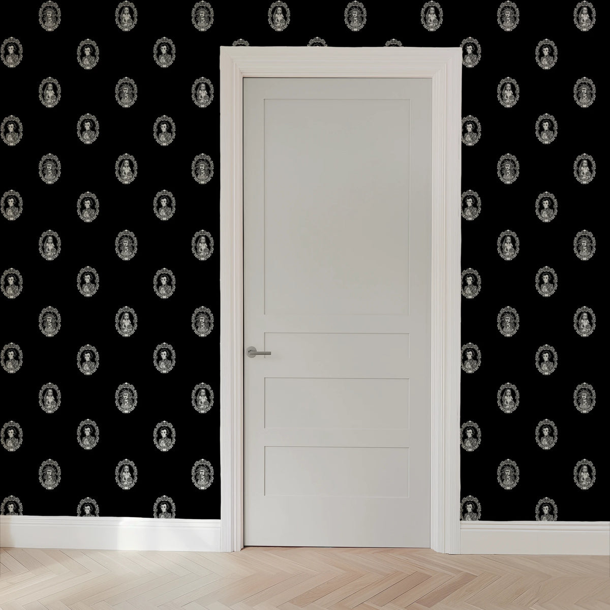 Disney Haunted Mansion Creepy Cameo Portraits Wallpaper