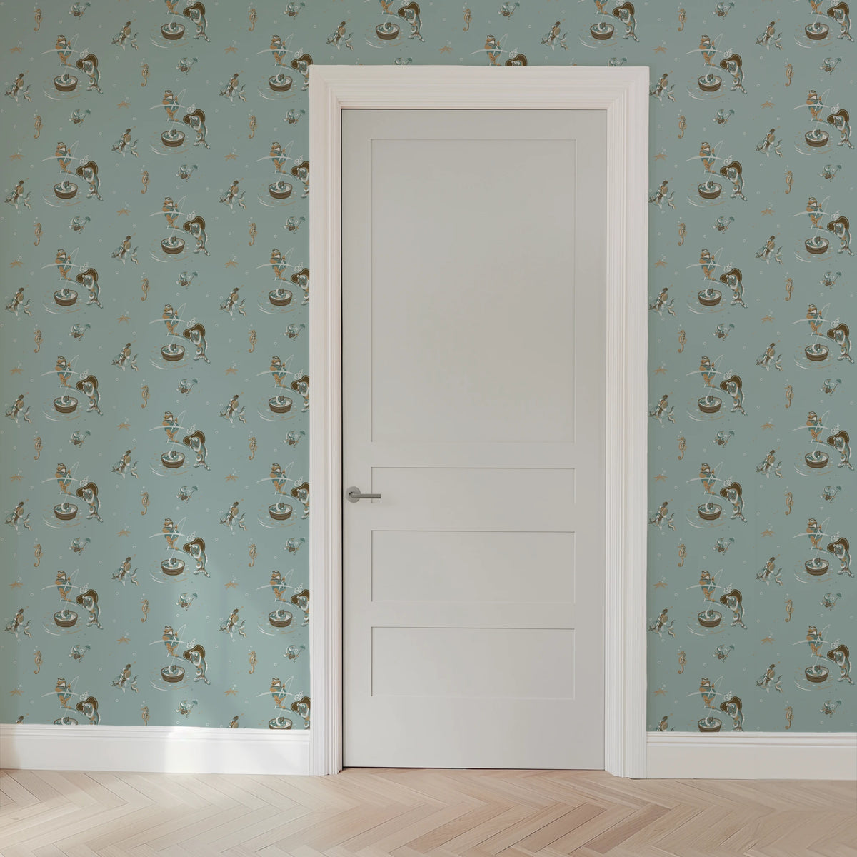 Dvina on Mineral Wallpaper