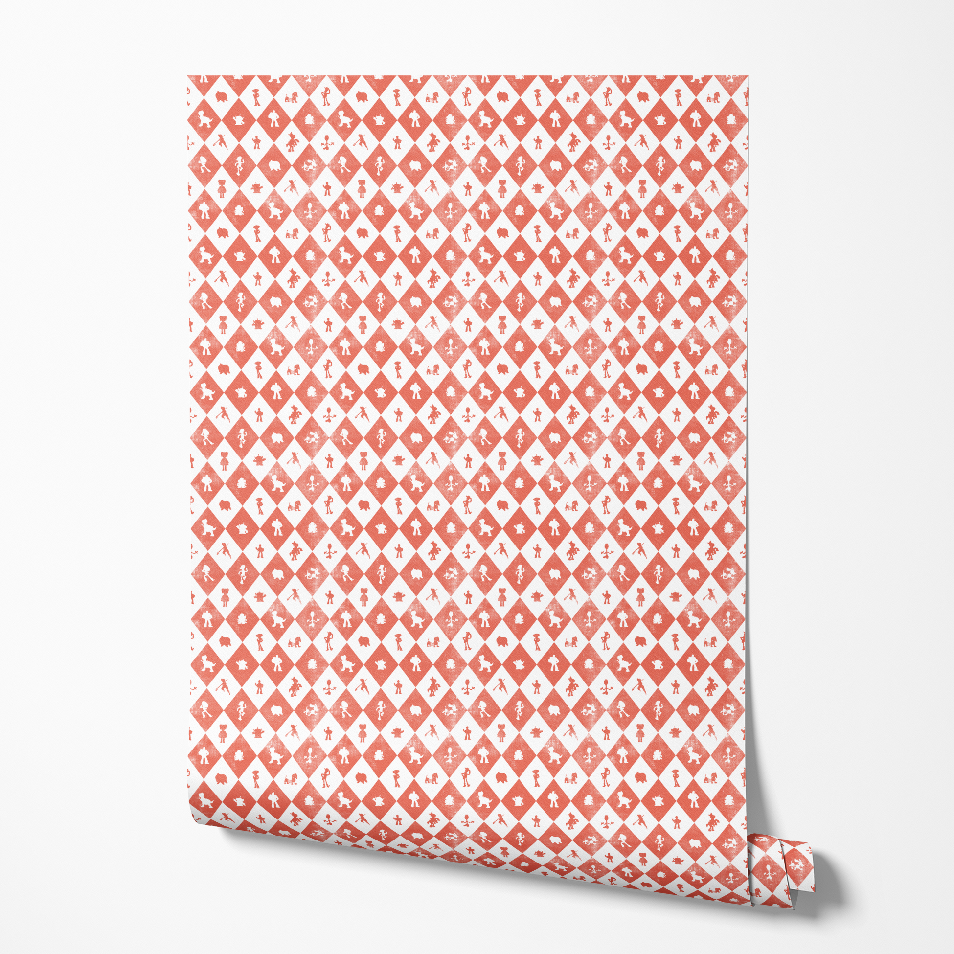 wallpaper roll mockup