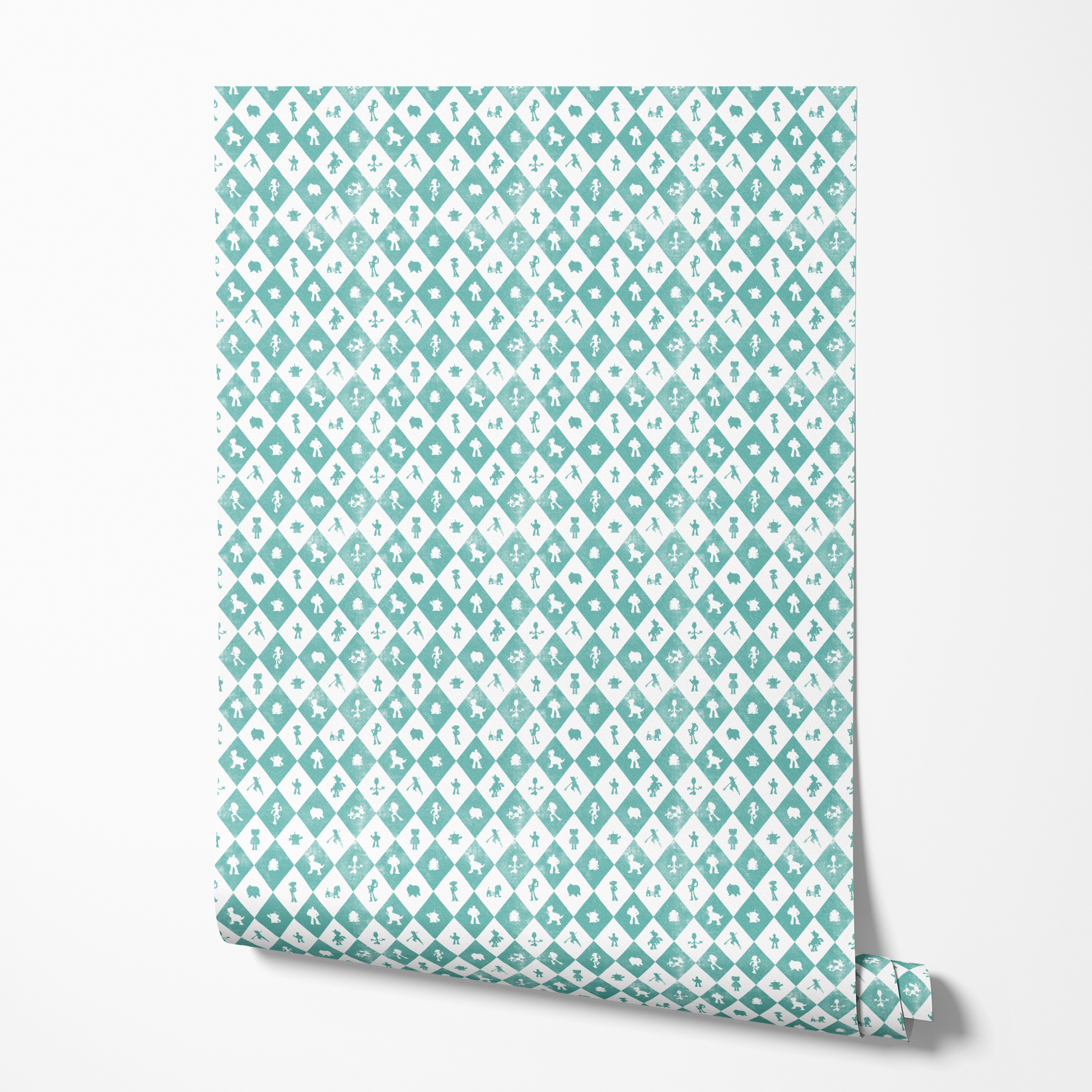 wallpaper roll mockup