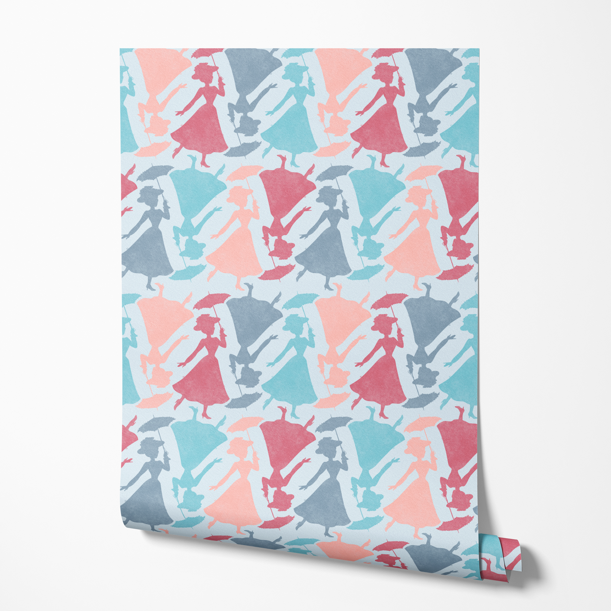 wallpaper roll mockup