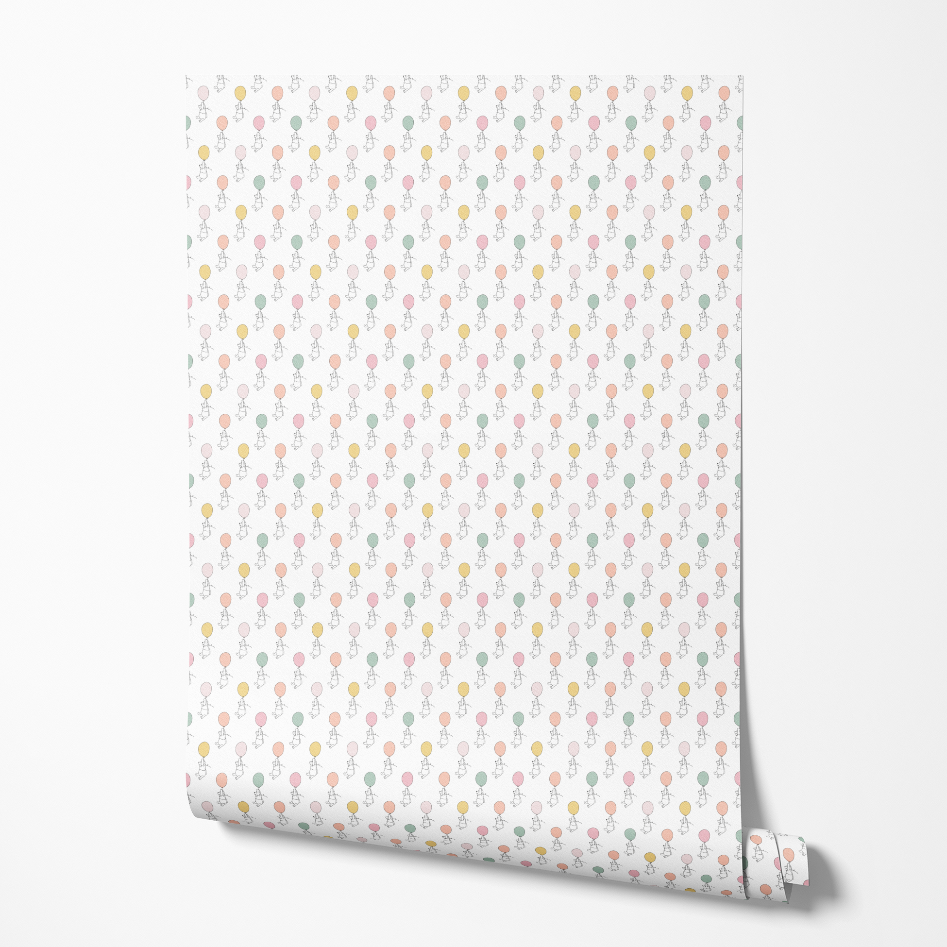 wallpaper roll mockup