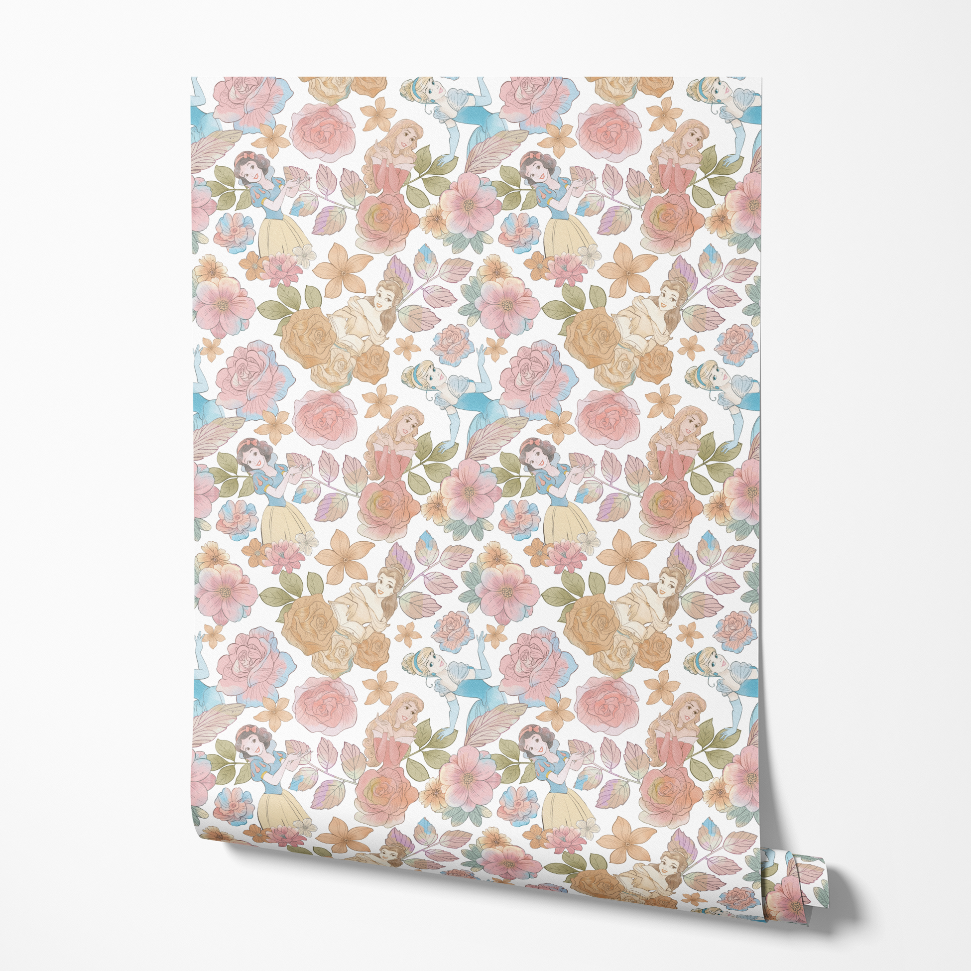 wallpaper roll mockup