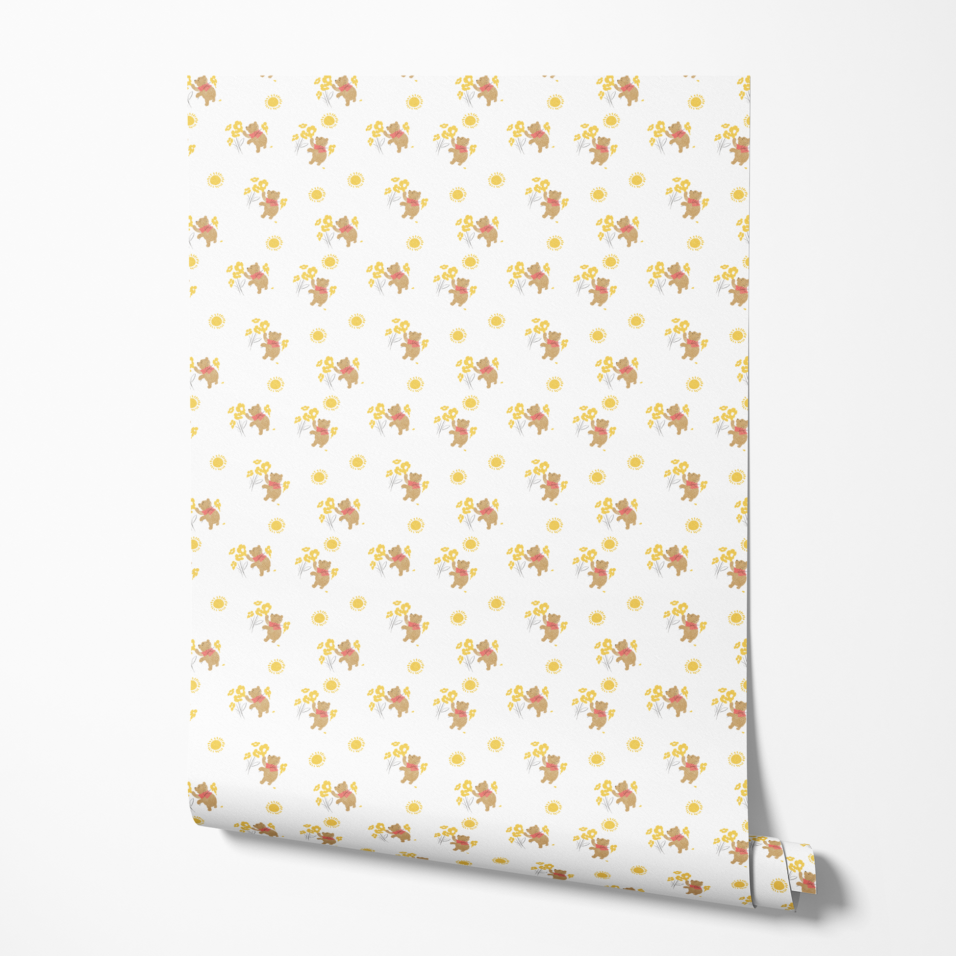 wallpaper roll mockup