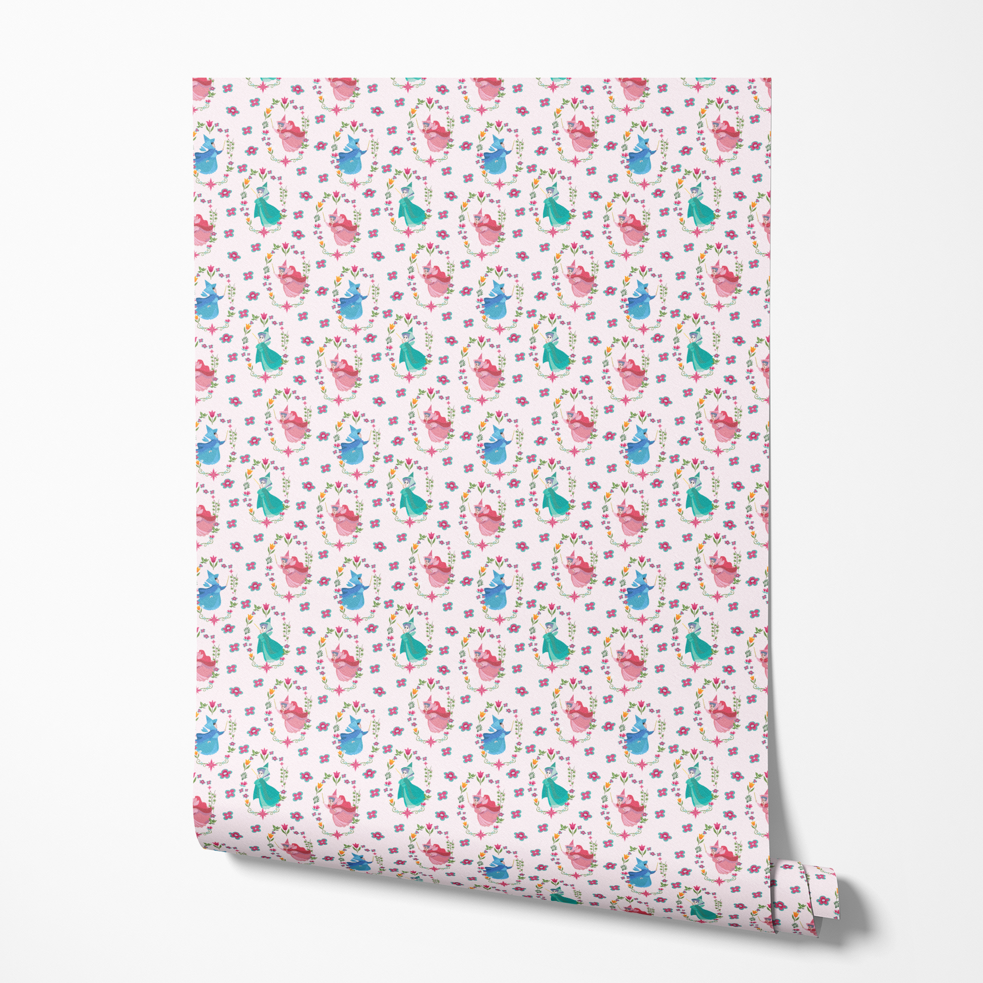 wallpaper roll mockup