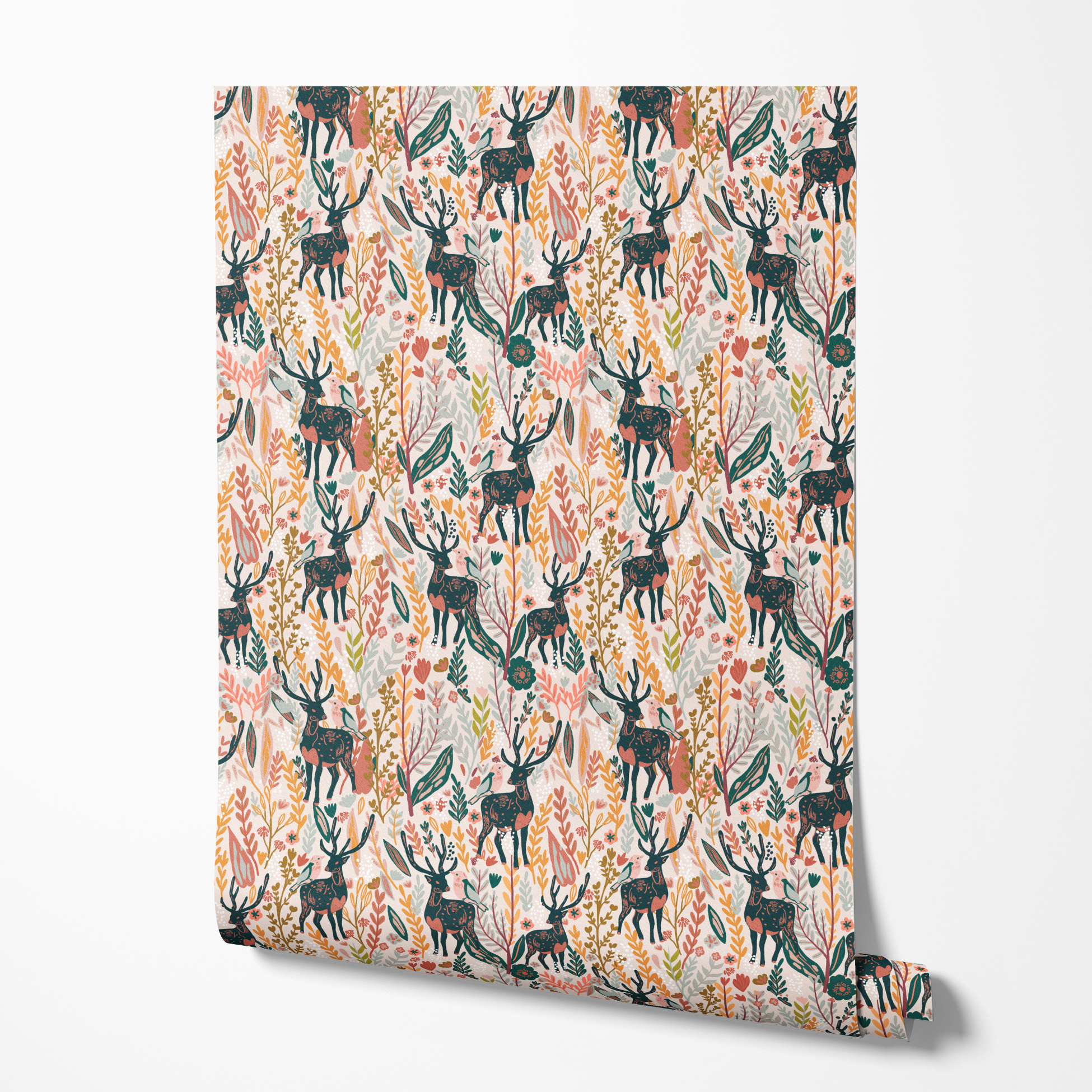 wallpaper roll mockup