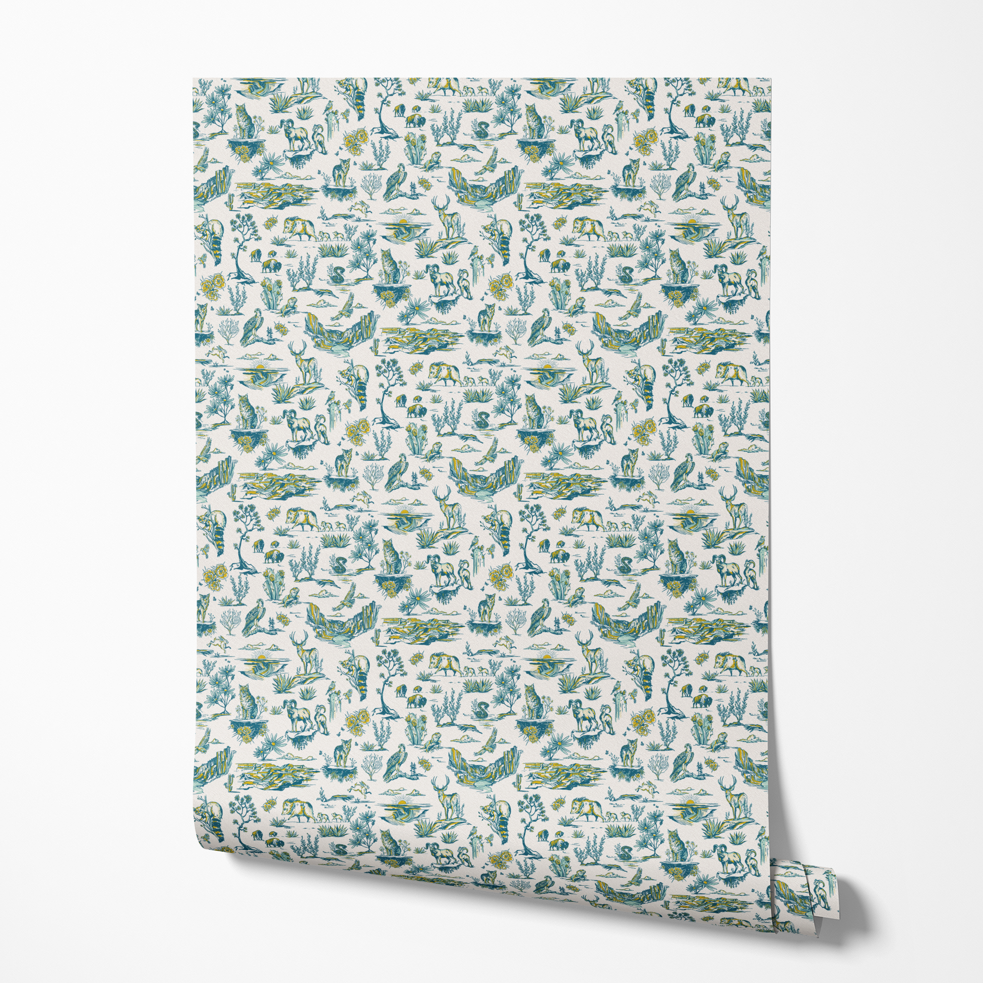 wallpaper roll mockup