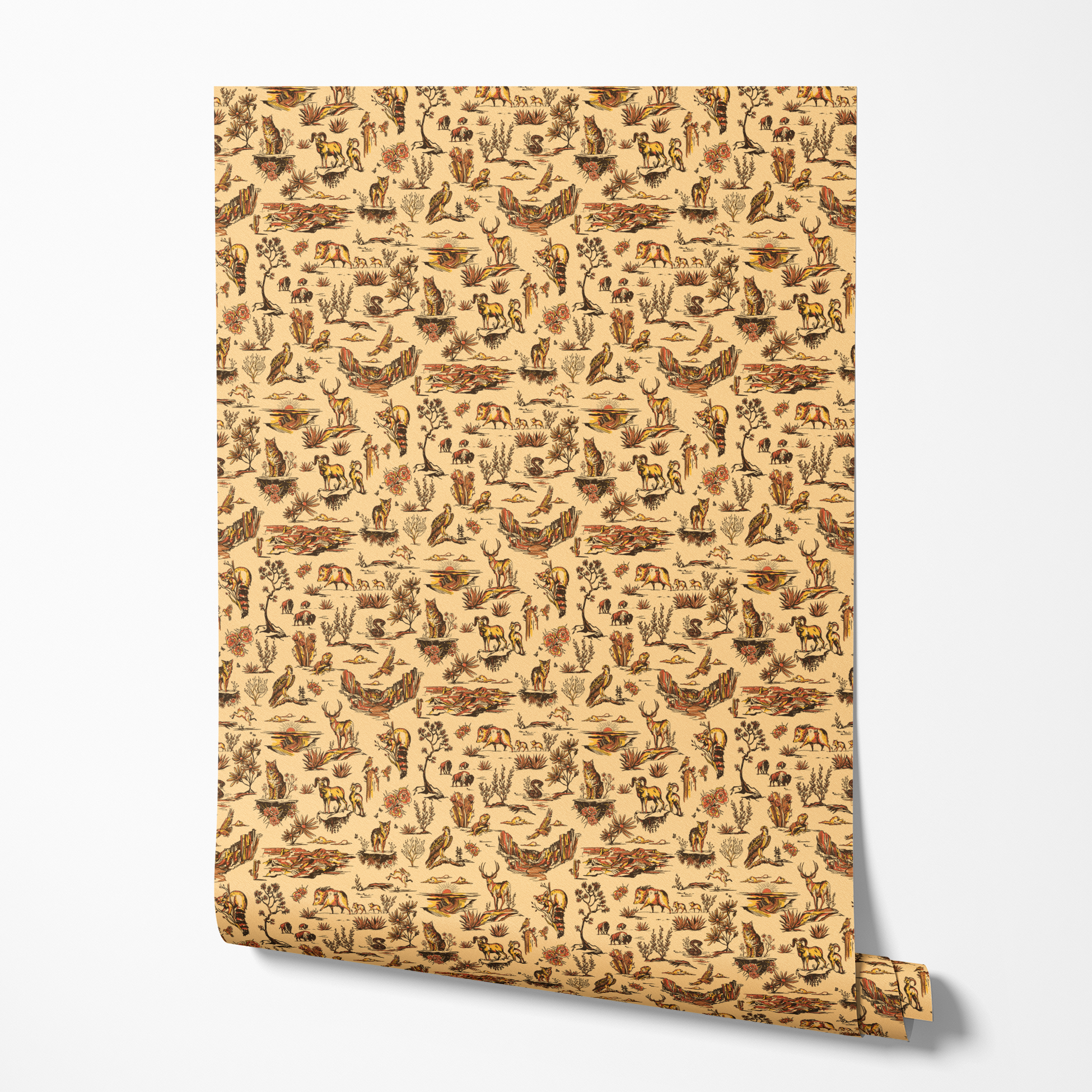 wallpaper roll mockup