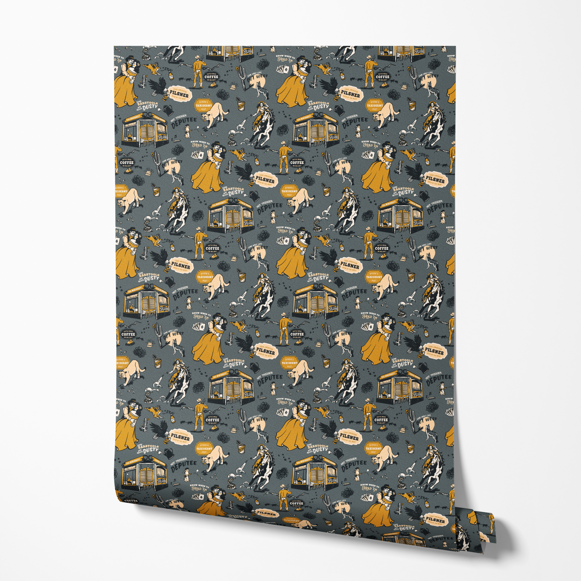 wallpaper roll mockup