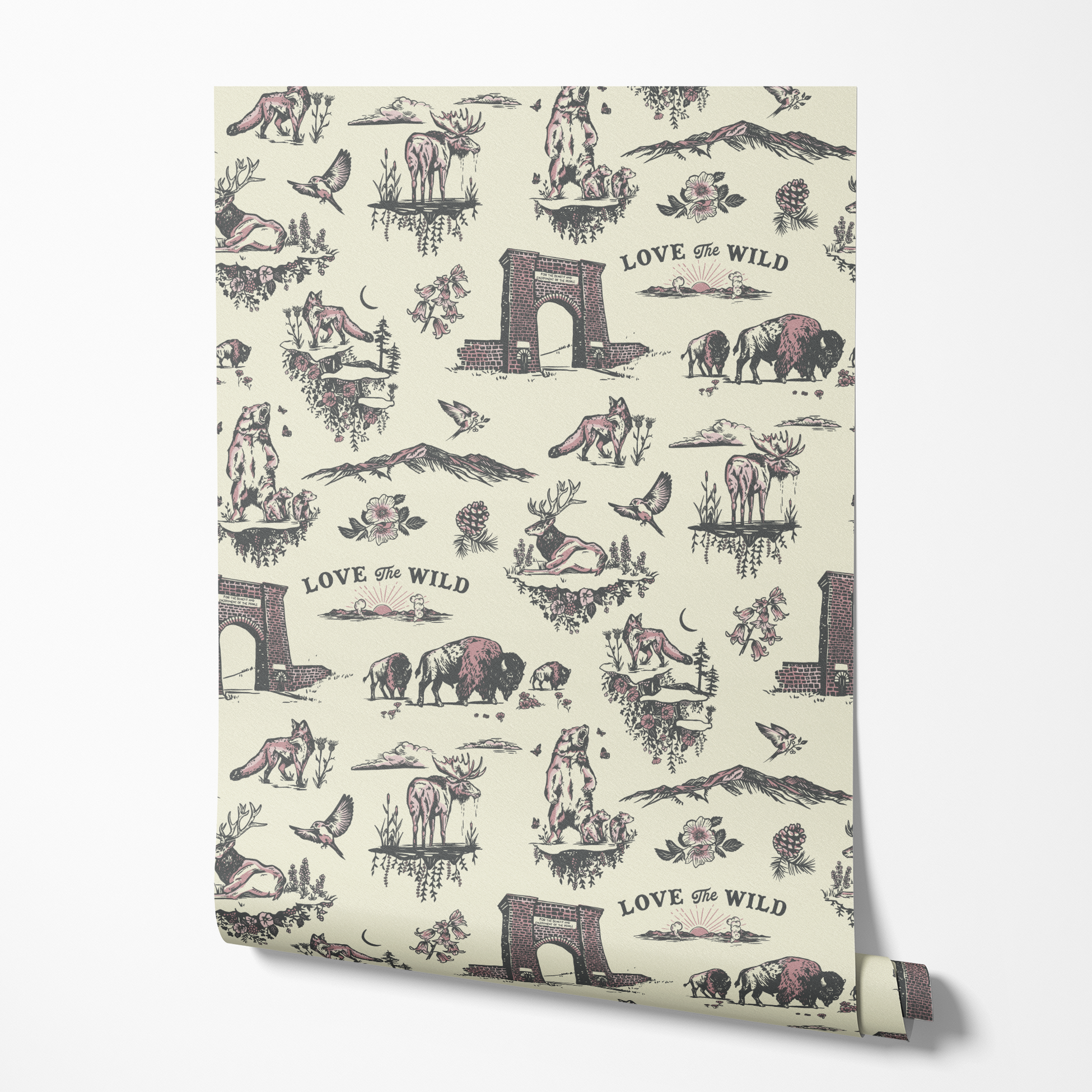 wallpaper roll mockup