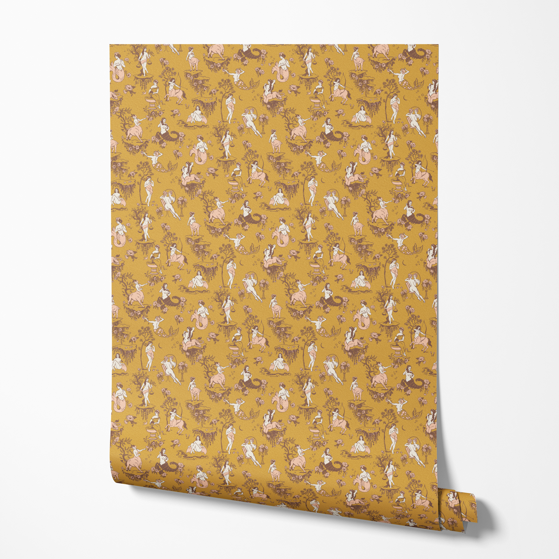 wallpaper roll mockup