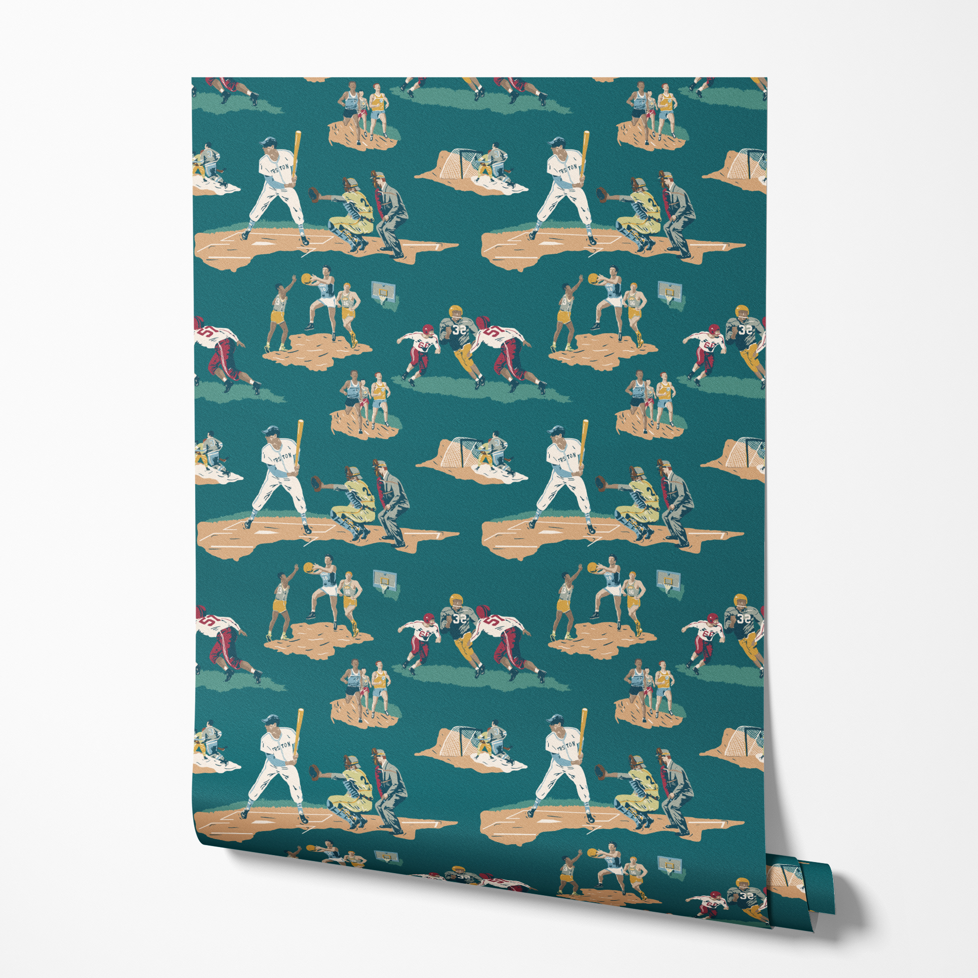 wallpaper roll mockup