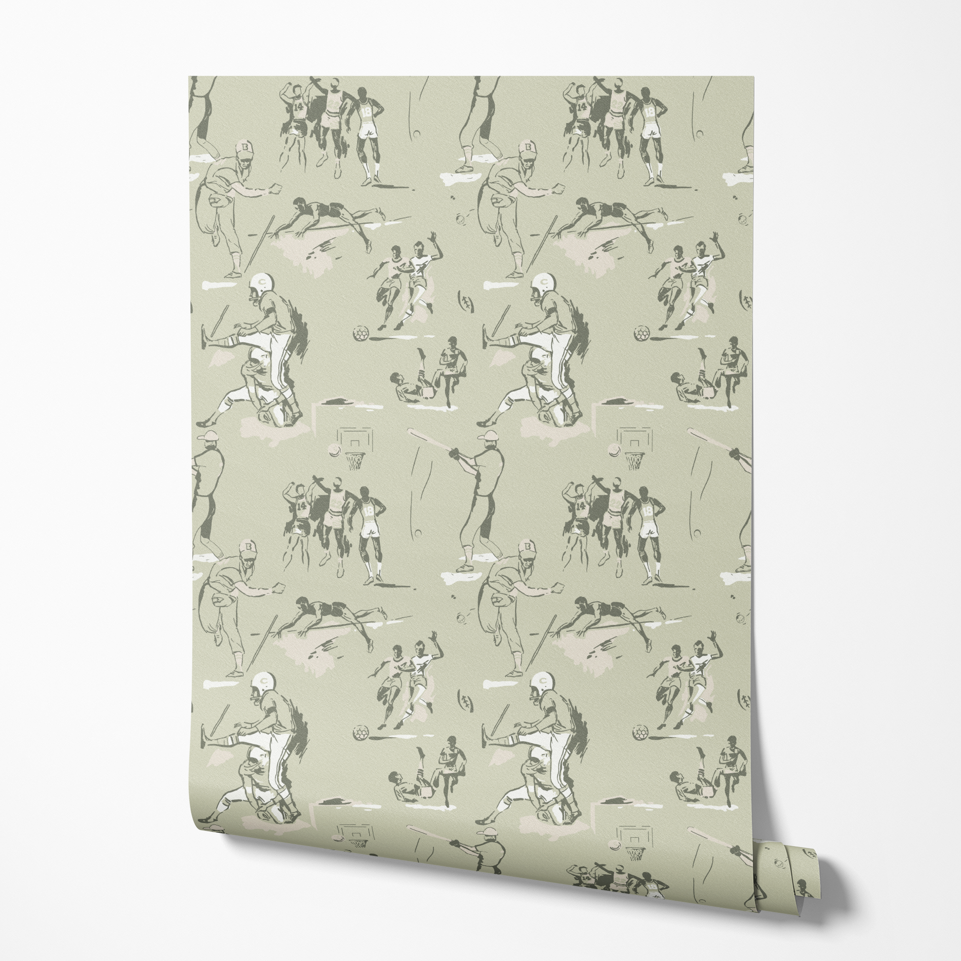 wallpaper roll mockup