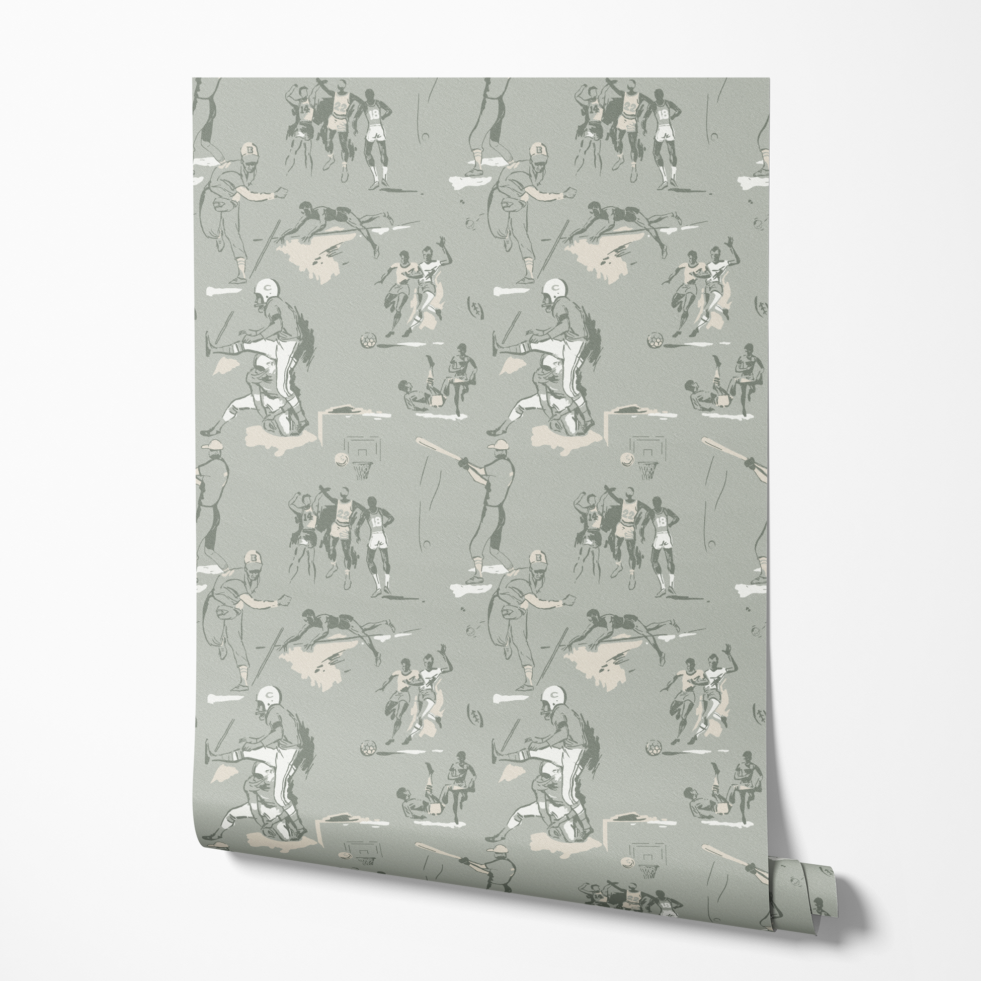 wallpaper roll mockup