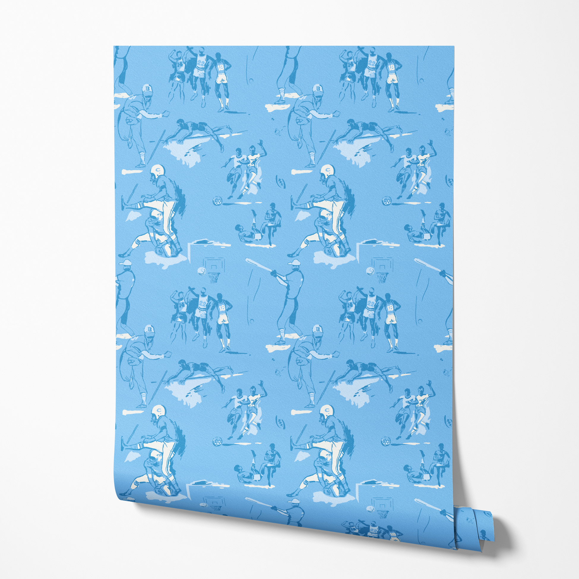 wallpaper roll mockup