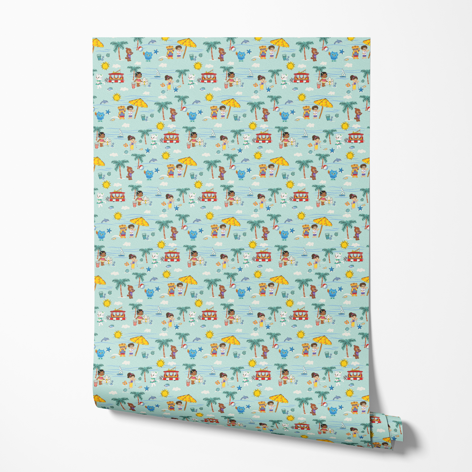 wallpaper roll mockup