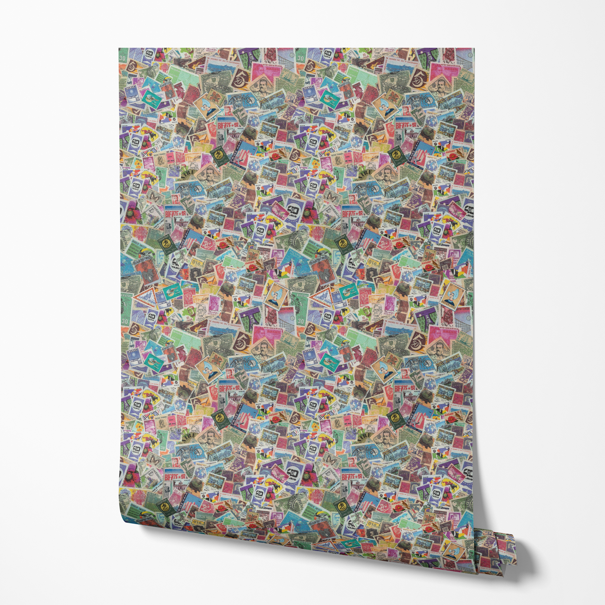 wallpaper roll mockup