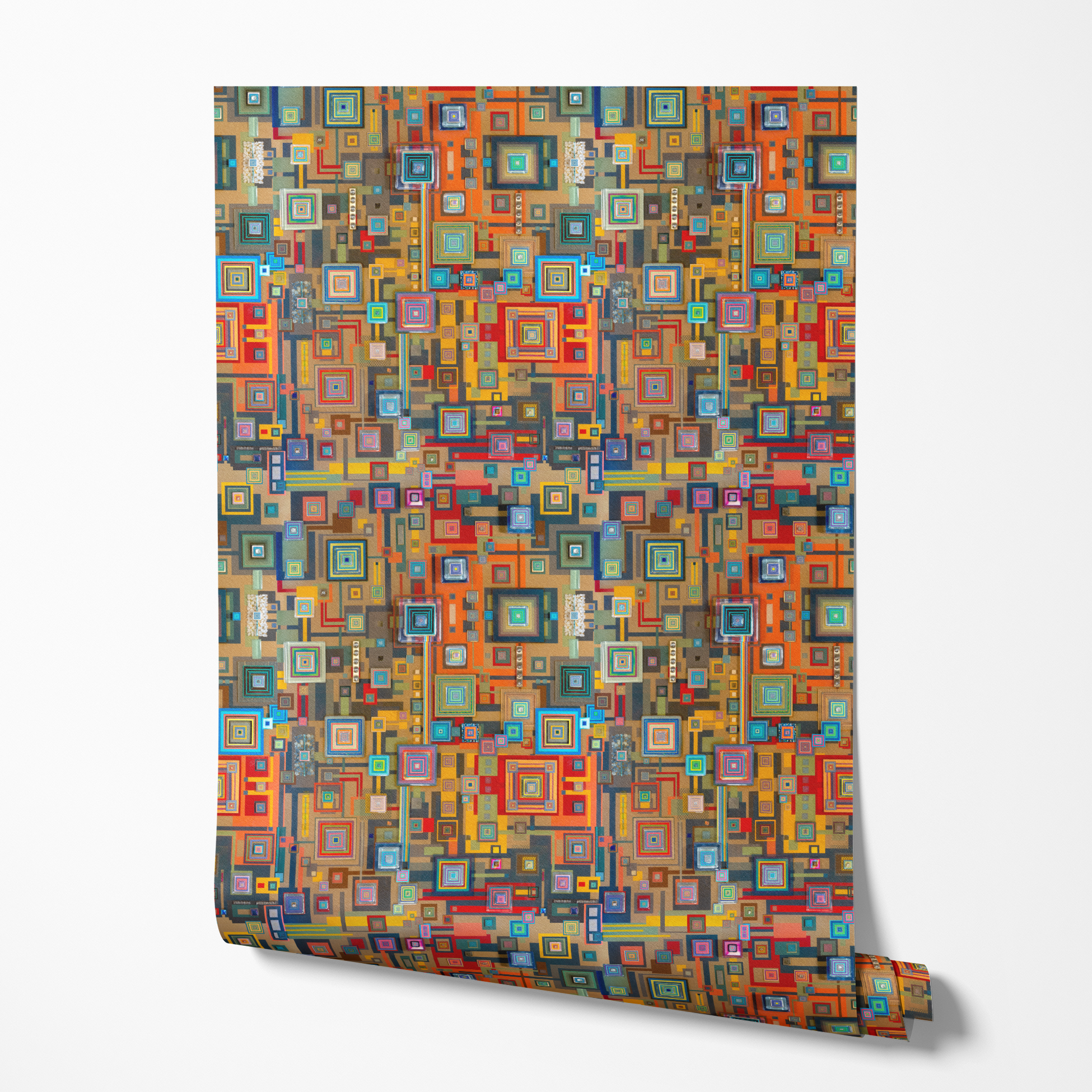 wallpaper roll mockup