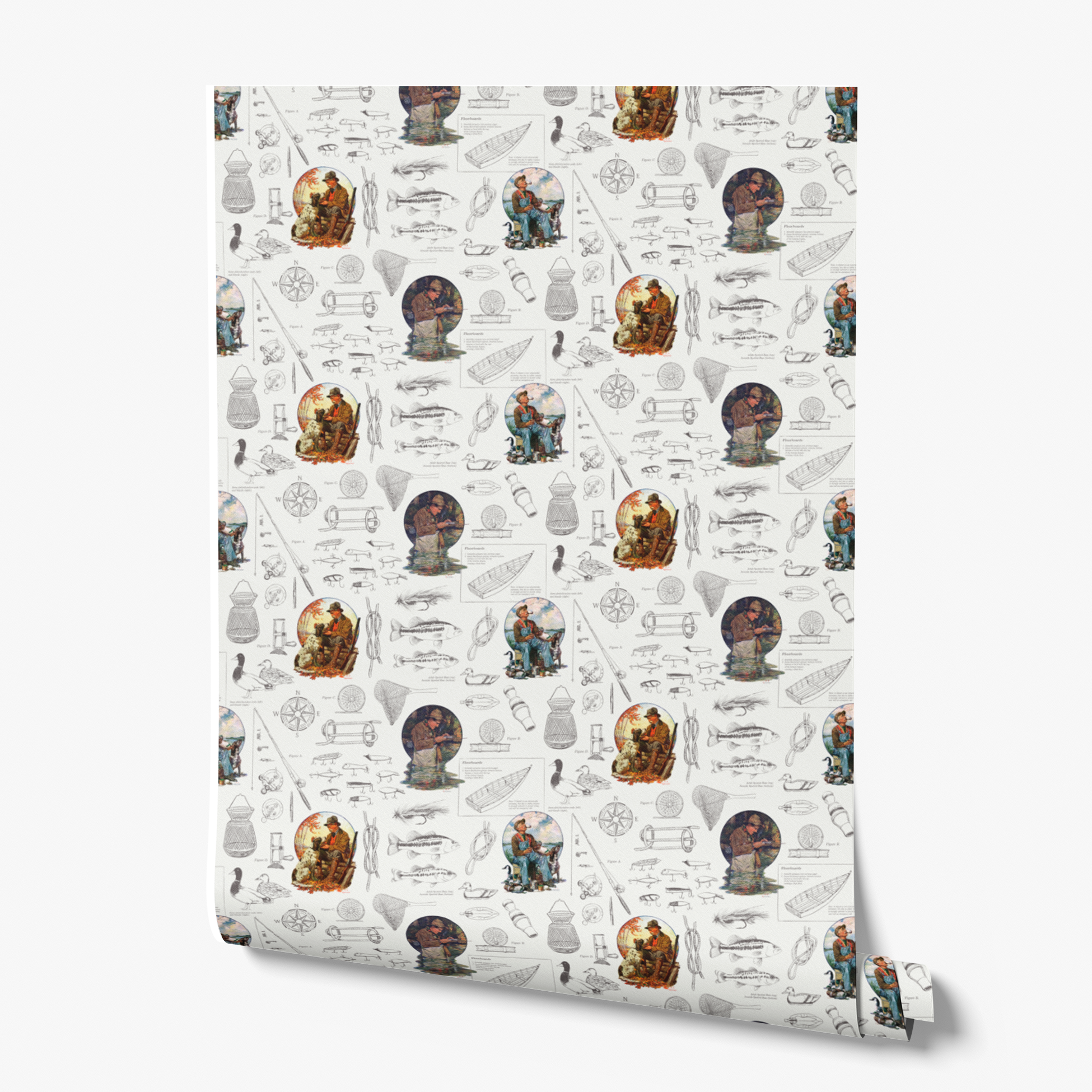 wallpaper roll mockup