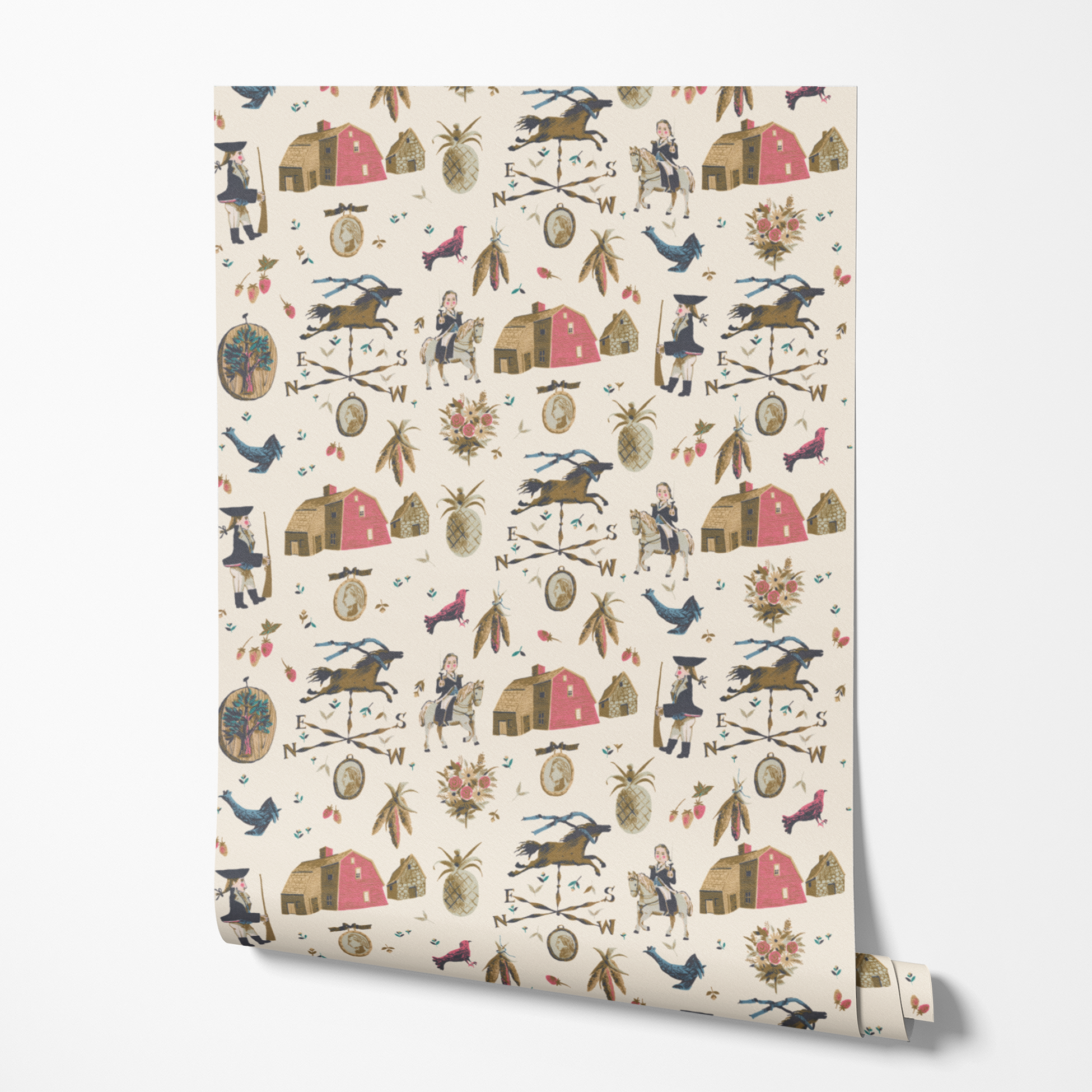 wallpaper roll mockup