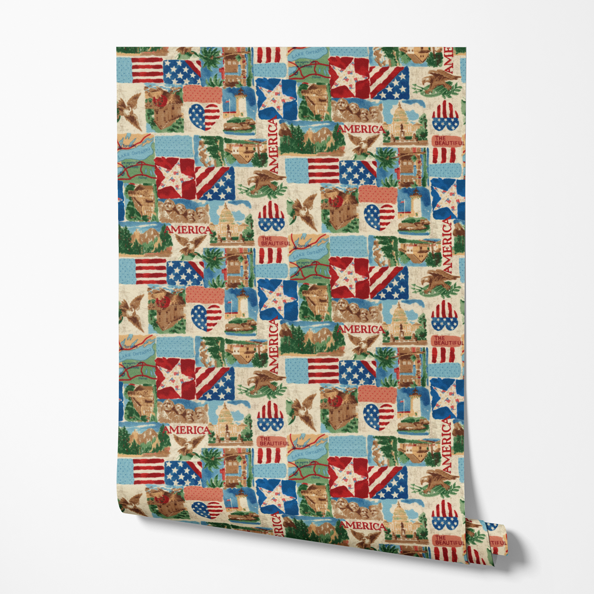 wallpaper roll mockup