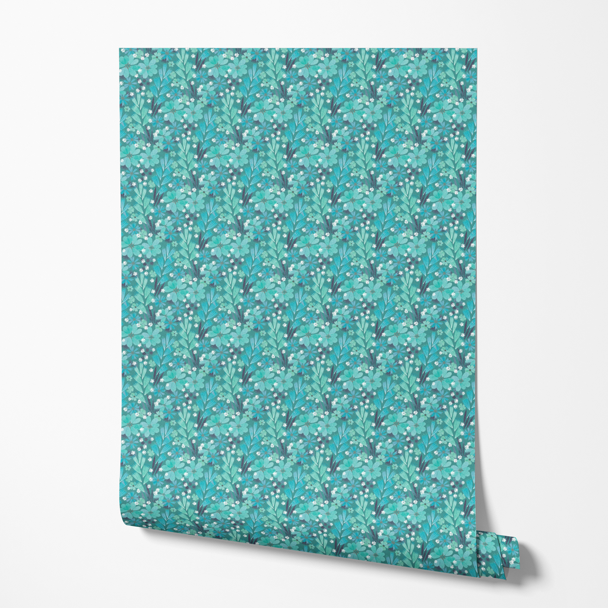 wallpaper roll mockup