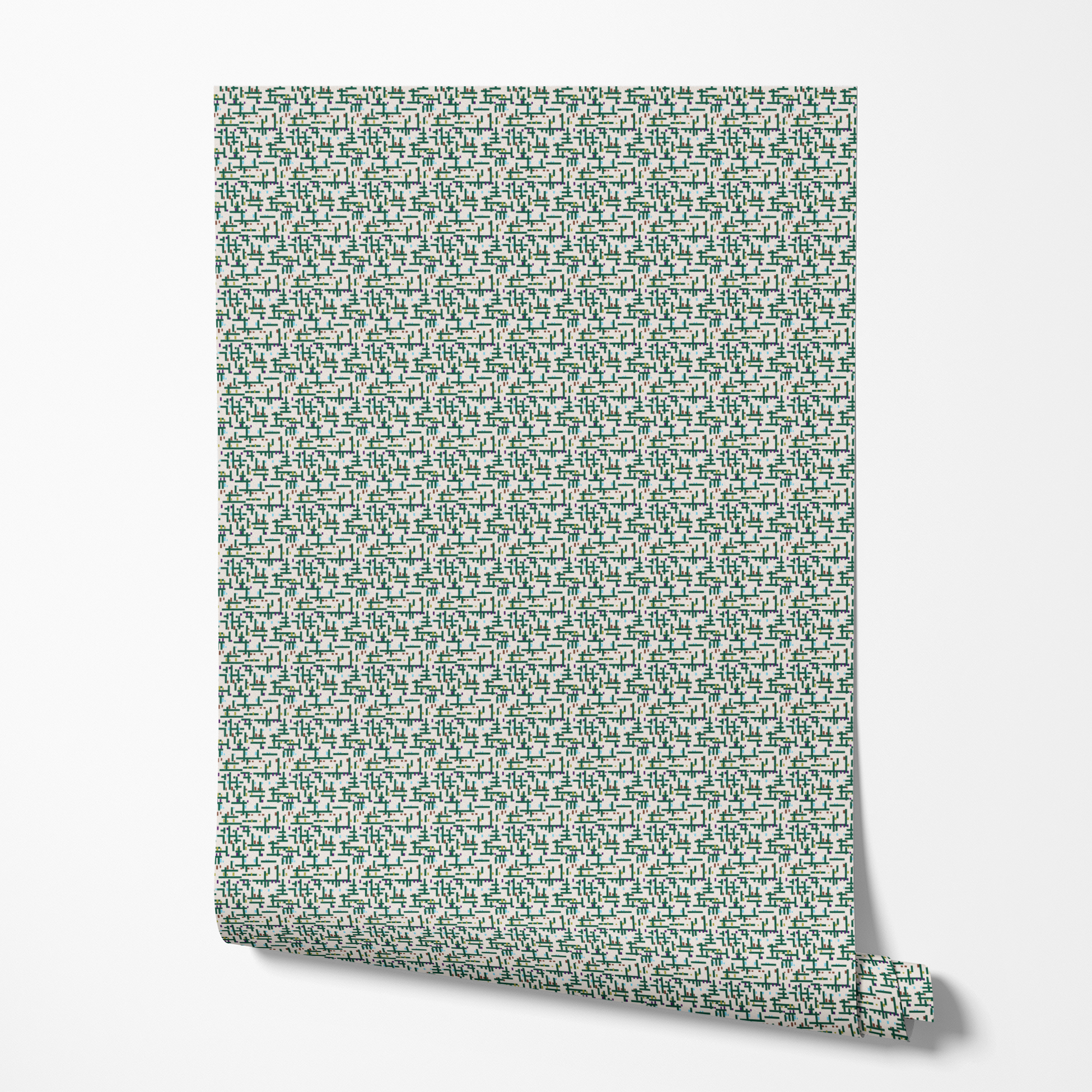 wallpaper roll mockup