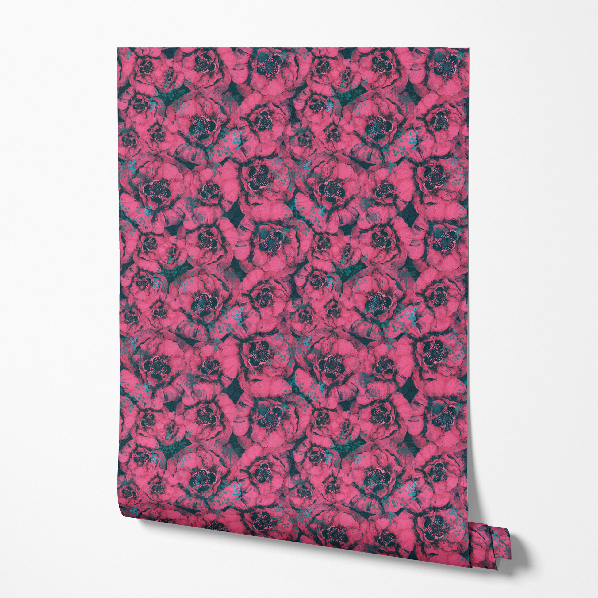 wallpaper roll mockup