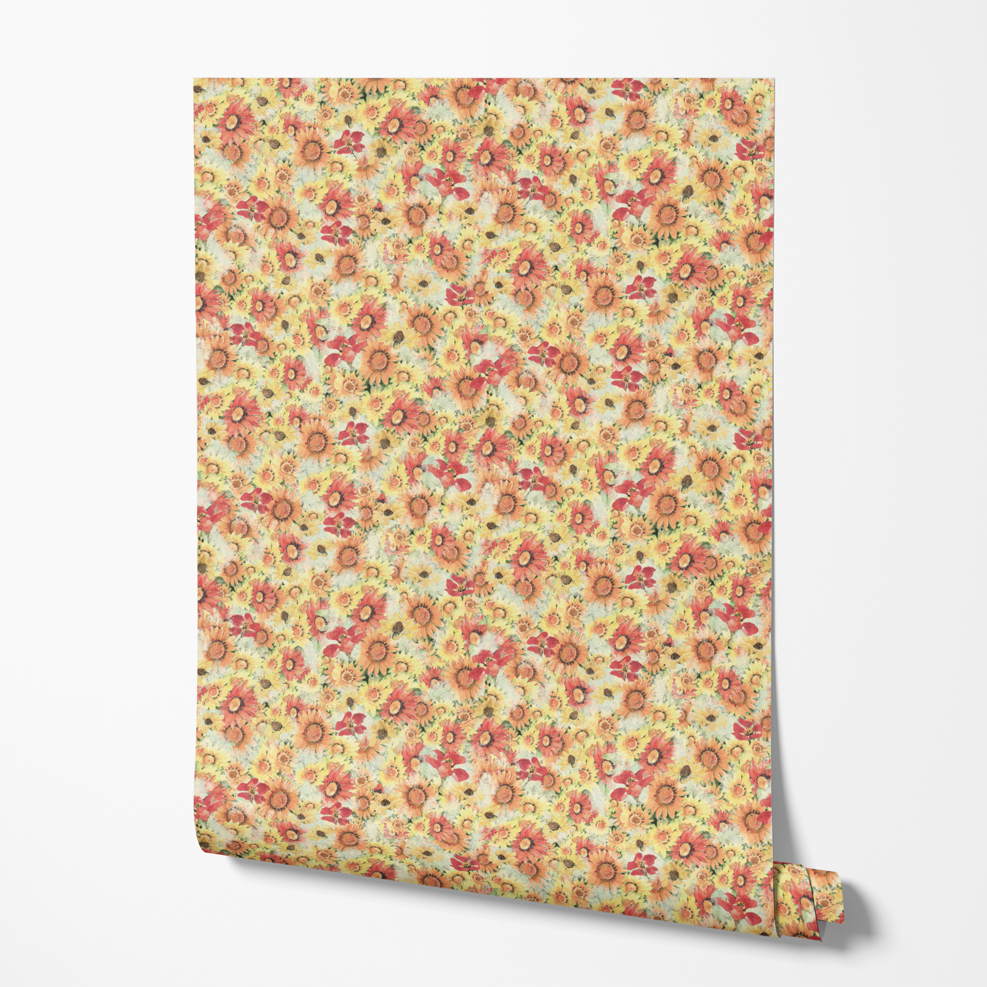 wallpaper roll mockup