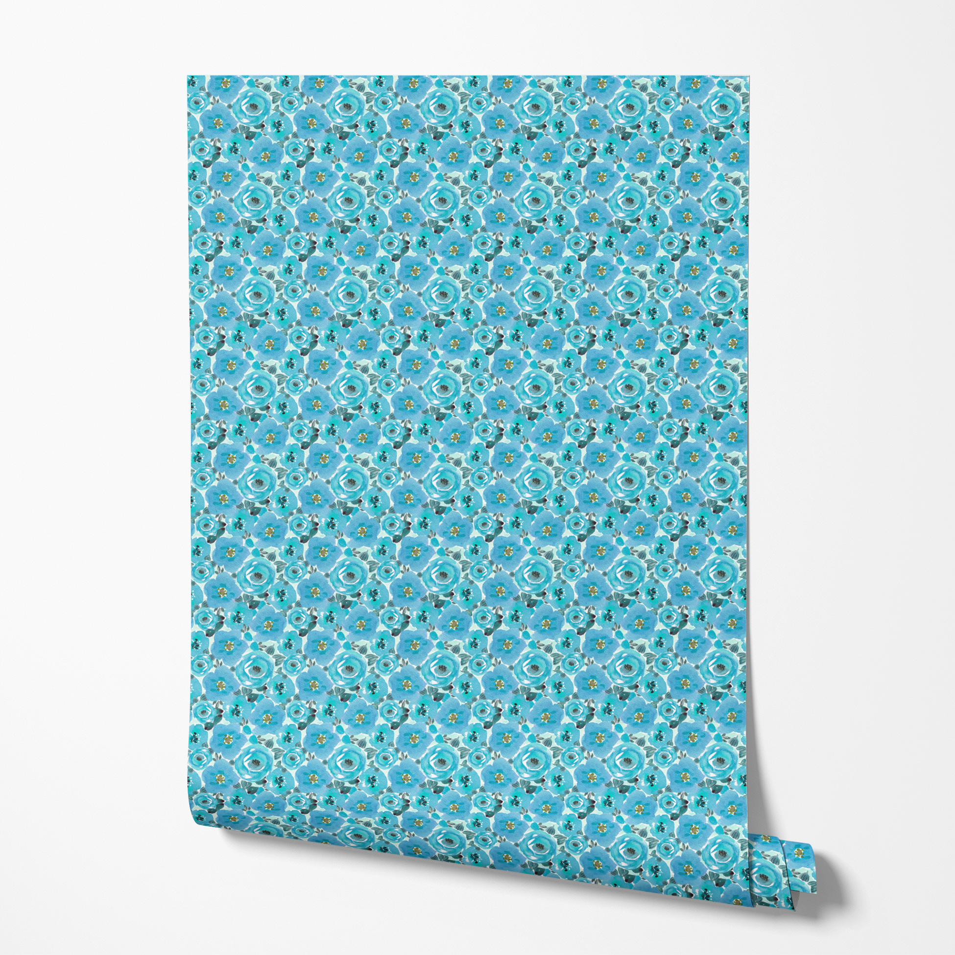 wallpaper roll mockup