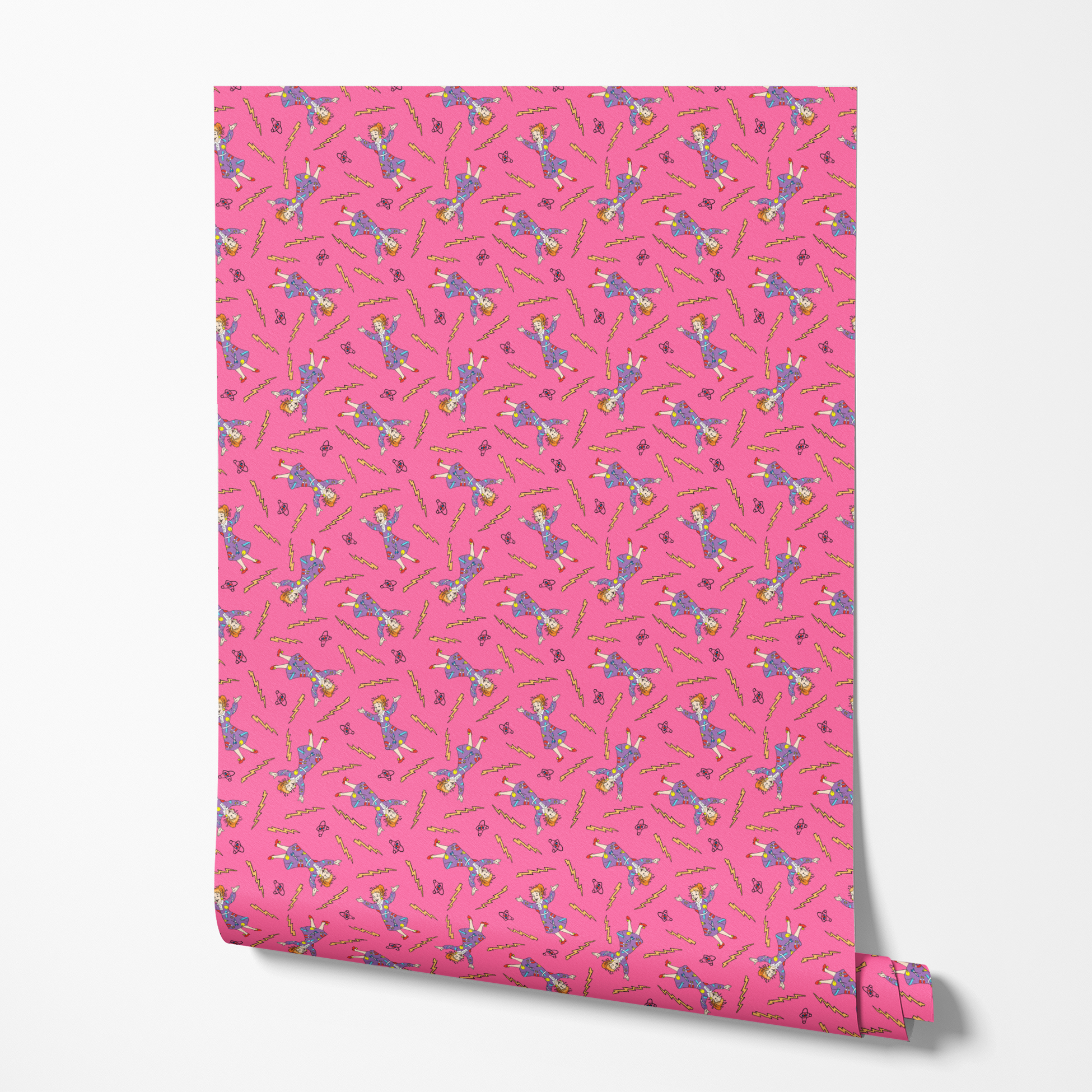 wallpaper roll mockup