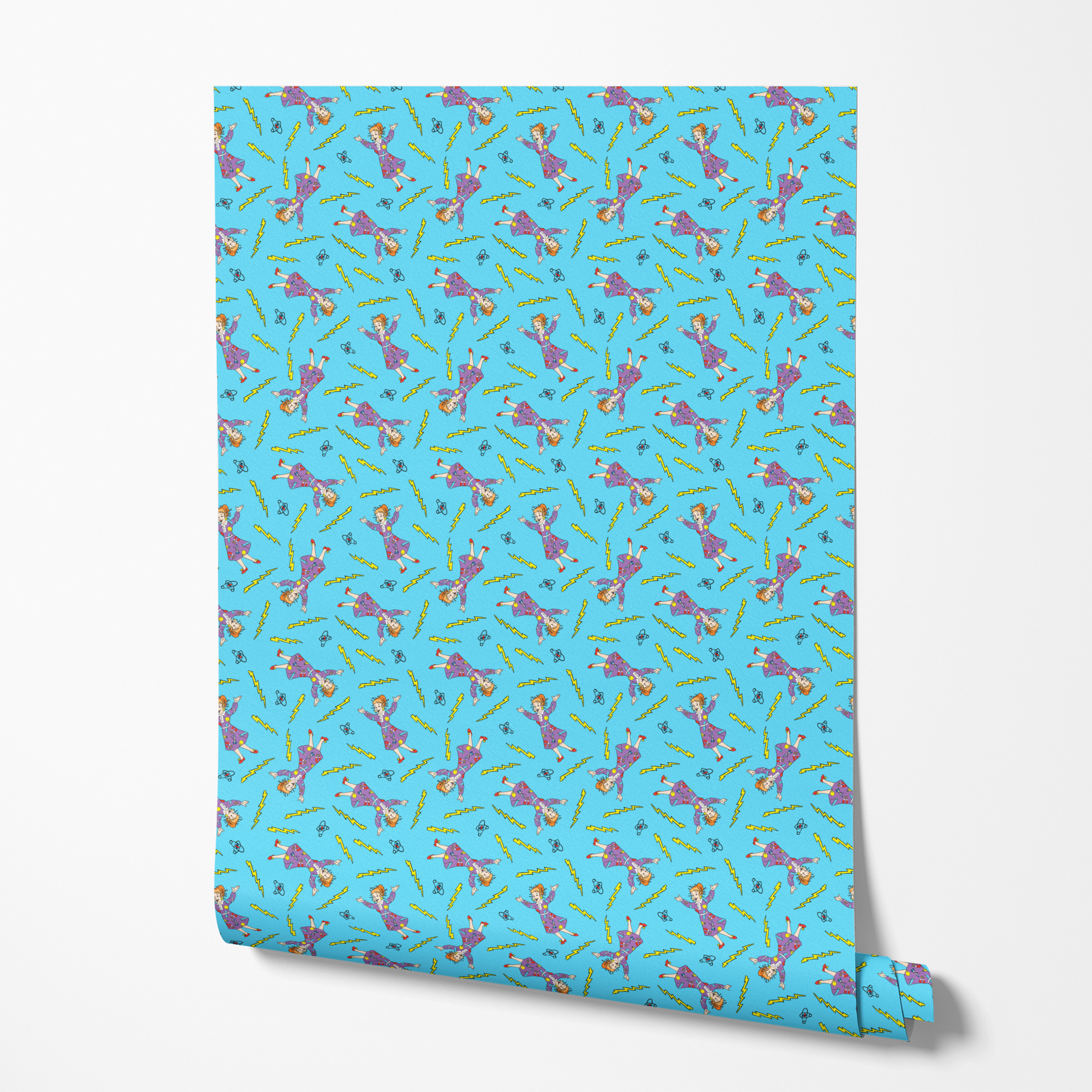 wallpaper roll mockup