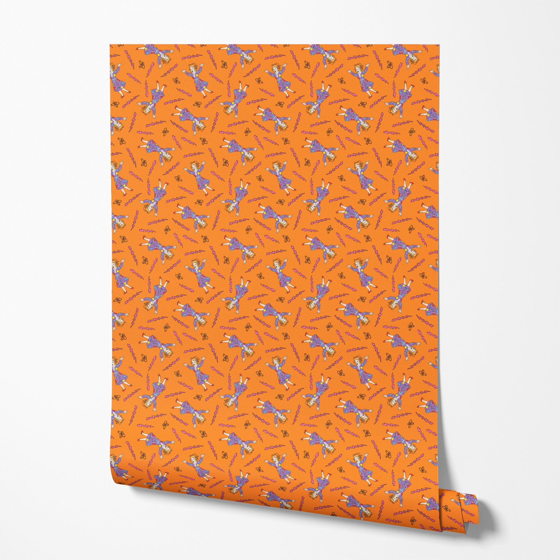 wallpaper roll mockup