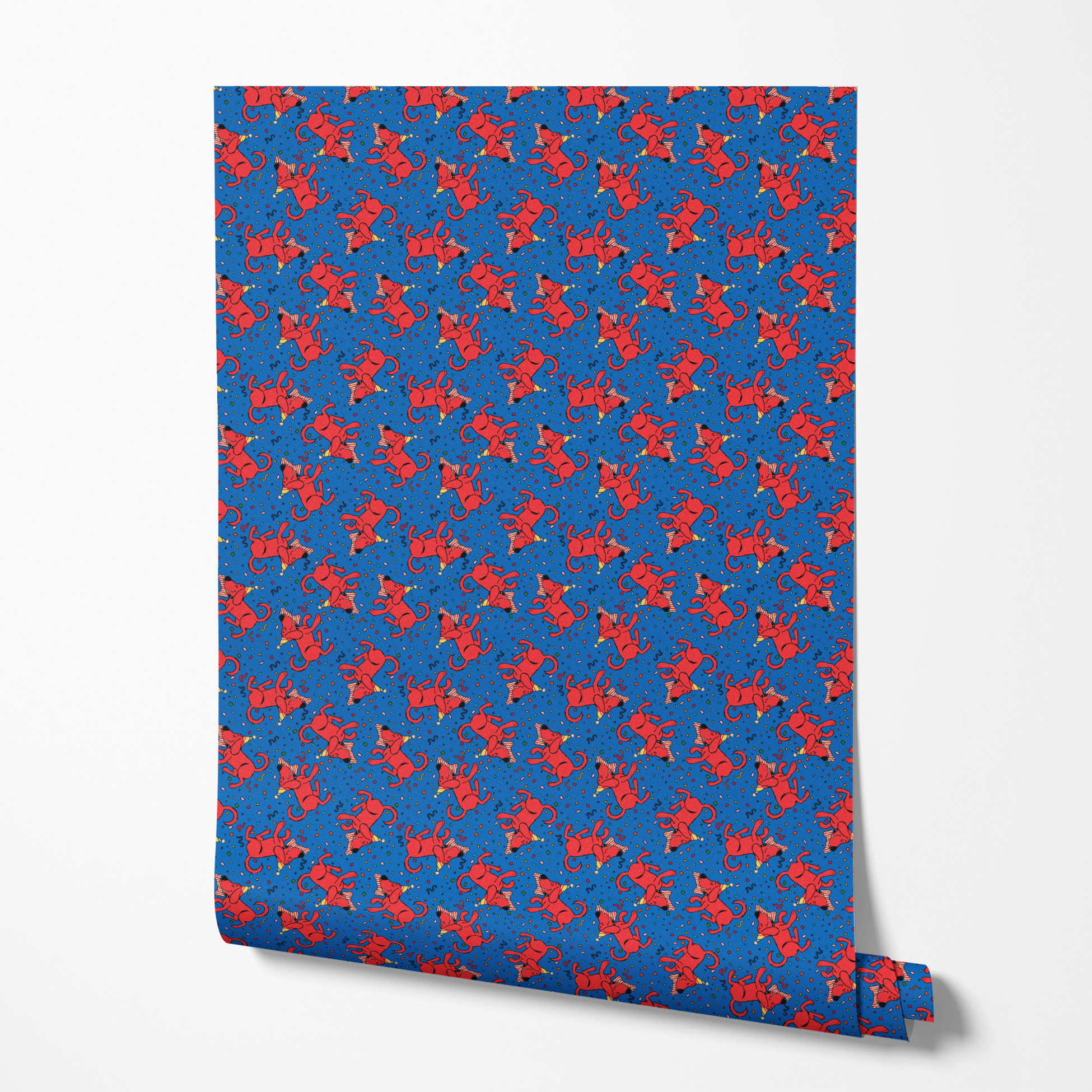 wallpaper roll mockup