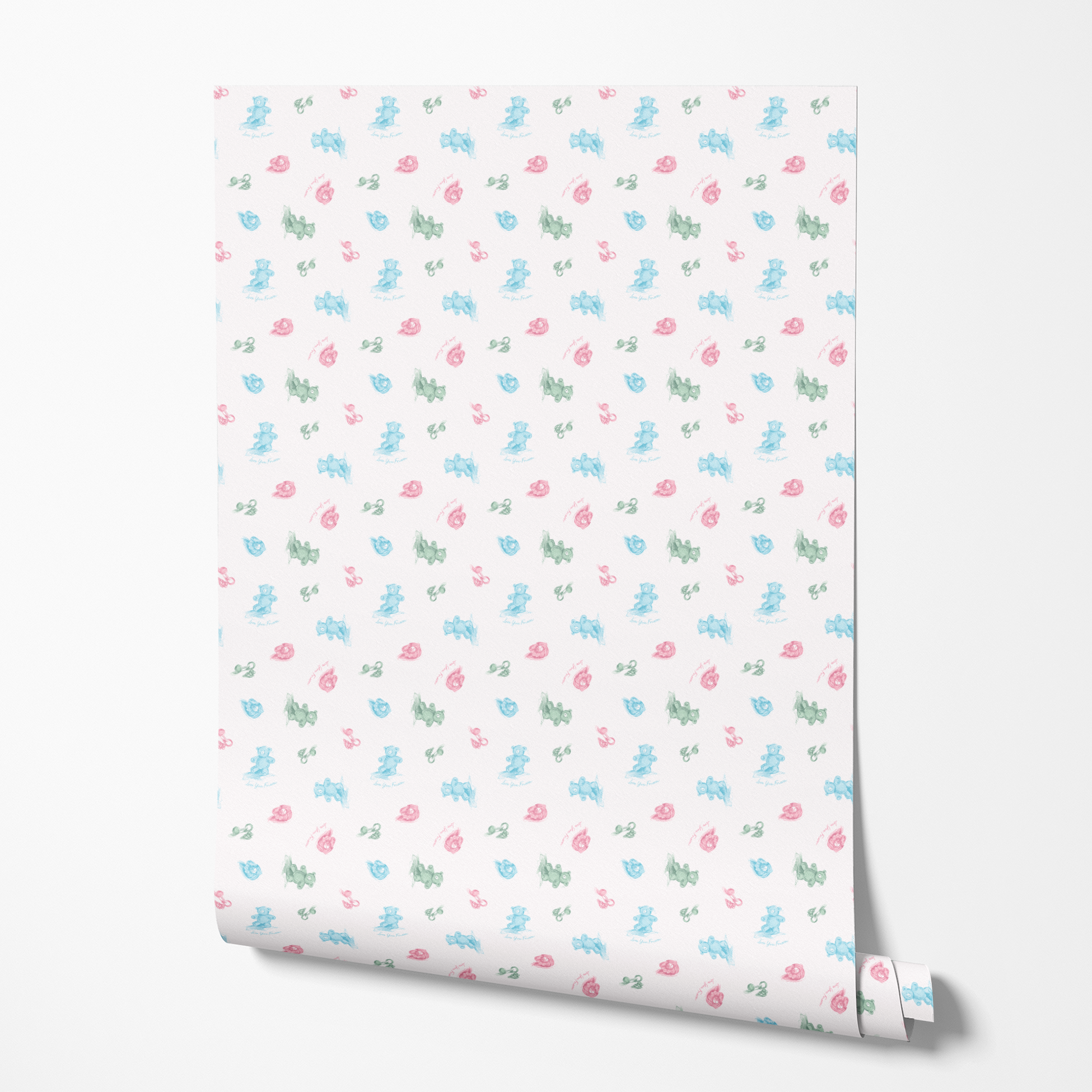 wallpaper roll mockup