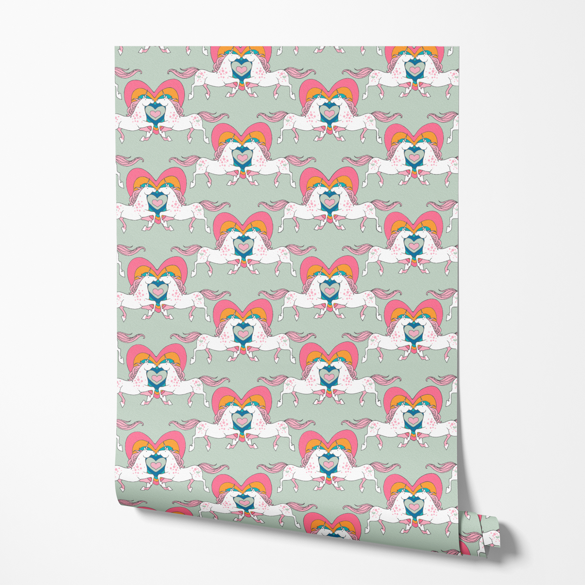 wallpaper roll mockup