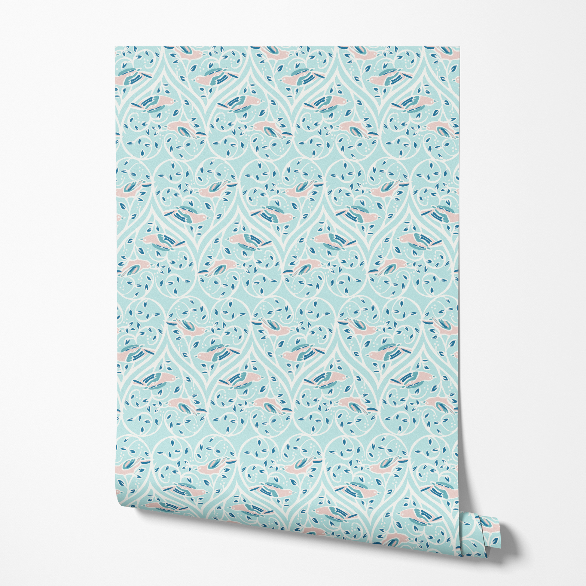 wallpaper roll mockup