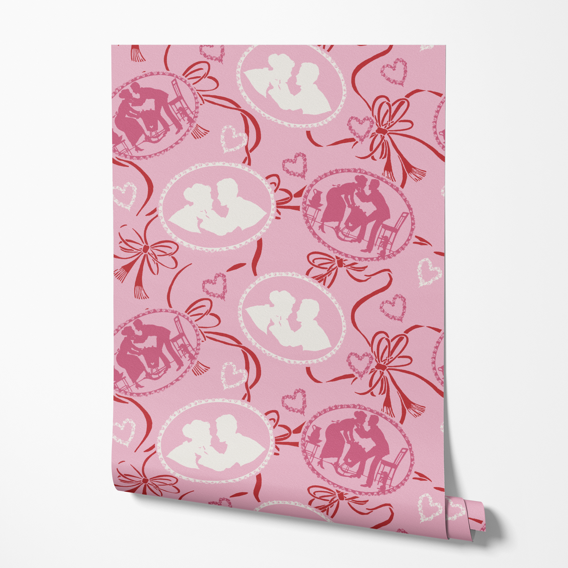 wallpaper roll mockup