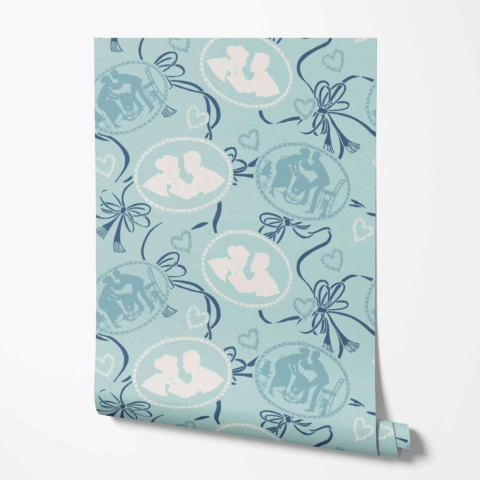 wallpaper roll mockup