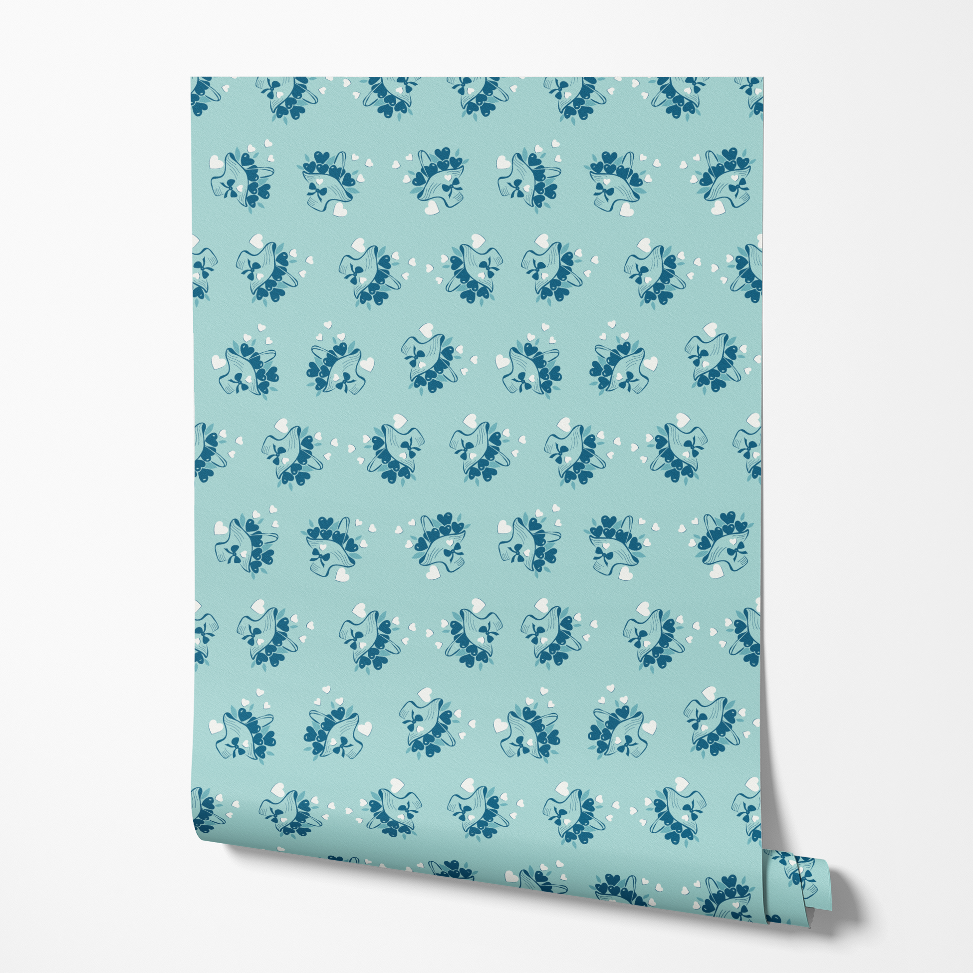 wallpaper roll mockup