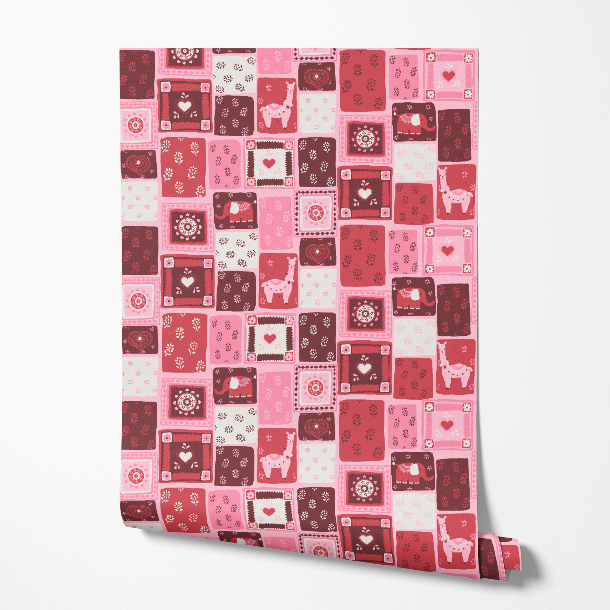 wallpaper roll mockup